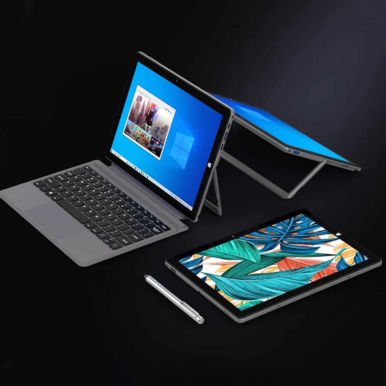 10.5″ Laptop 2-In-1 8GB 256GB Windows 11 Ultra-thin aluminum alloy Tablet