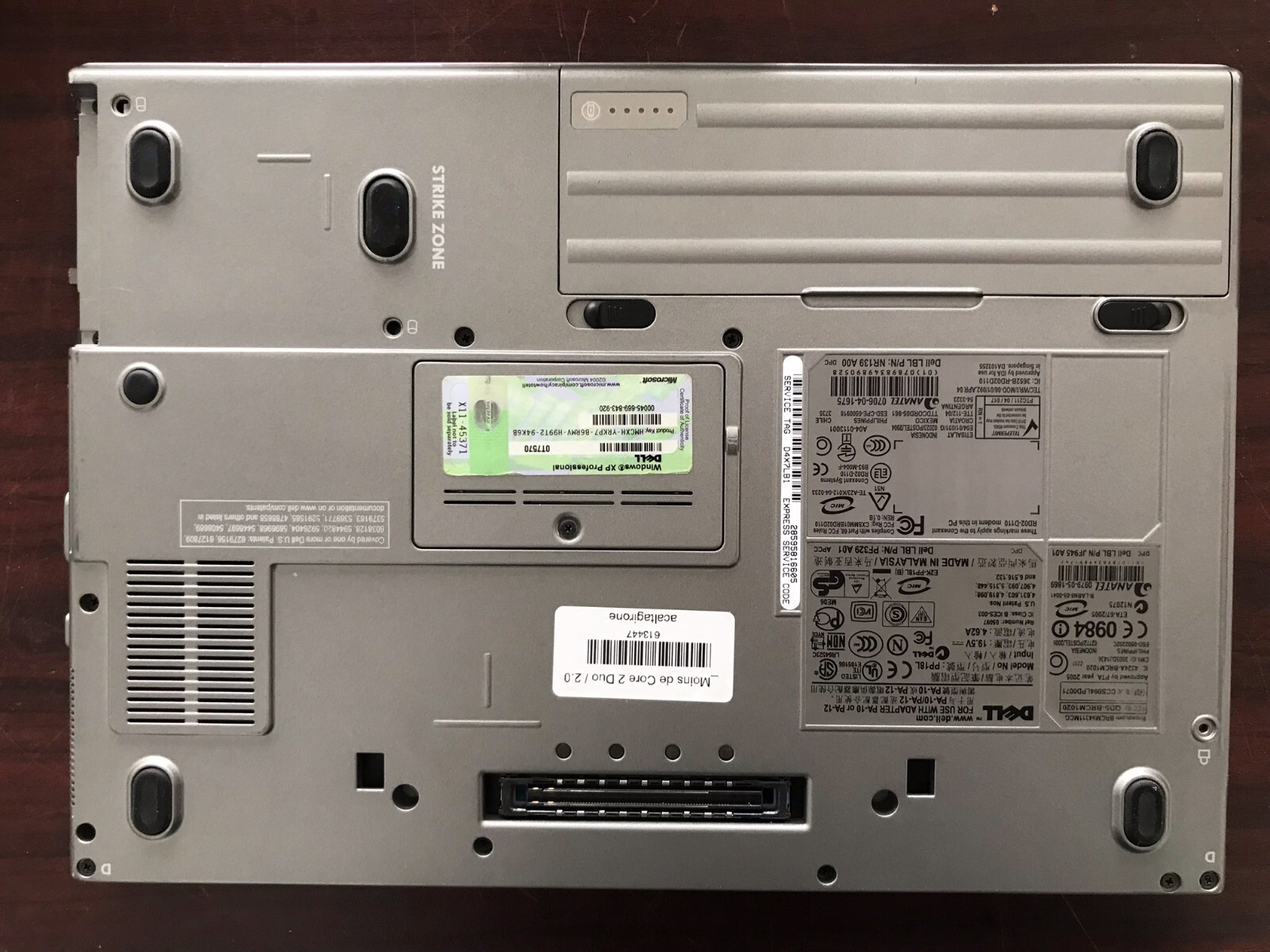 Dell Latitude D620 /CORE DUO/ 1.6 GHZ/ 2GB RAM/ 500gb HDD No Windows Pls Read