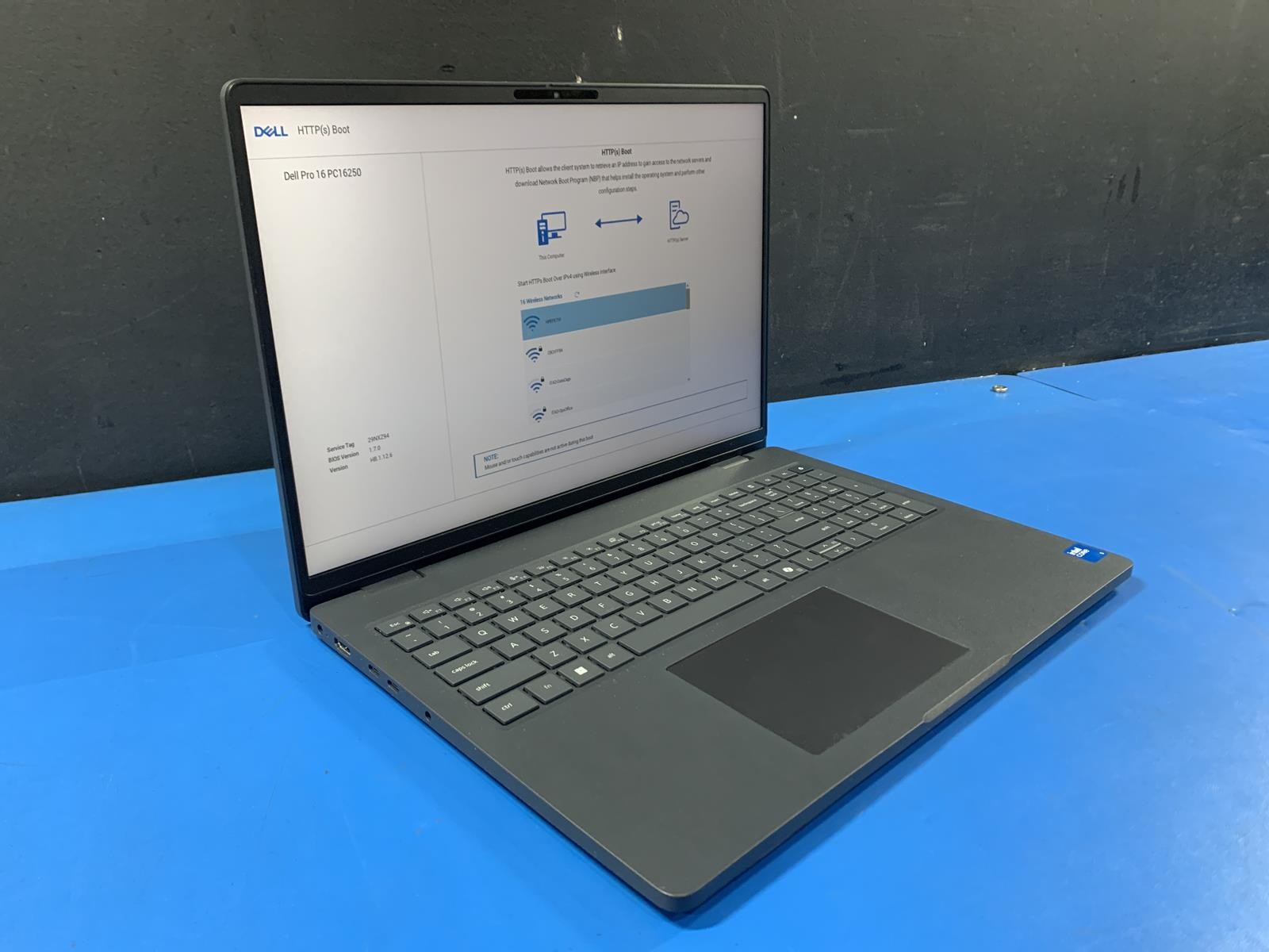 Dell Pro 16 PC16250 16″ Core Ultra 5 120U 2.50GHz 16GB DDR5 Black NO HDD NO OS