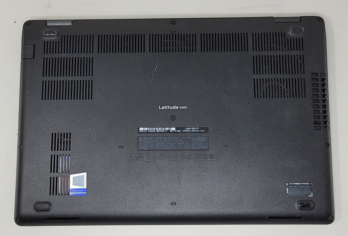 DELL latitude 5401 Laptop Intel 9th Gen i5 CPU For Parts or Repair SEE NOTES