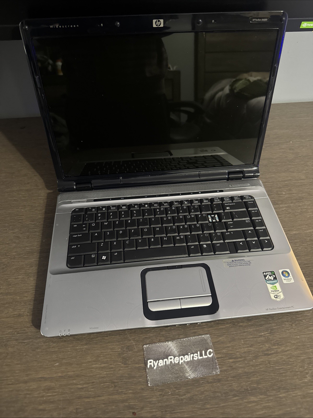 HP Pavilion DV6000 AMD Turion 64 X2 2GB DDR2 150GB HDD Win Vista Geforce Go 6150