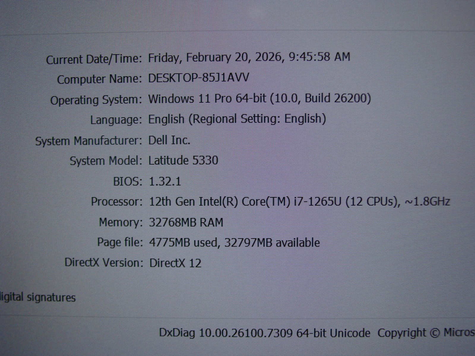 Dell Latitude 5330 13.3″FHD TOUCH i7-1265U 1.8GHz 32GB 512GB SSD Win11Pro +PA