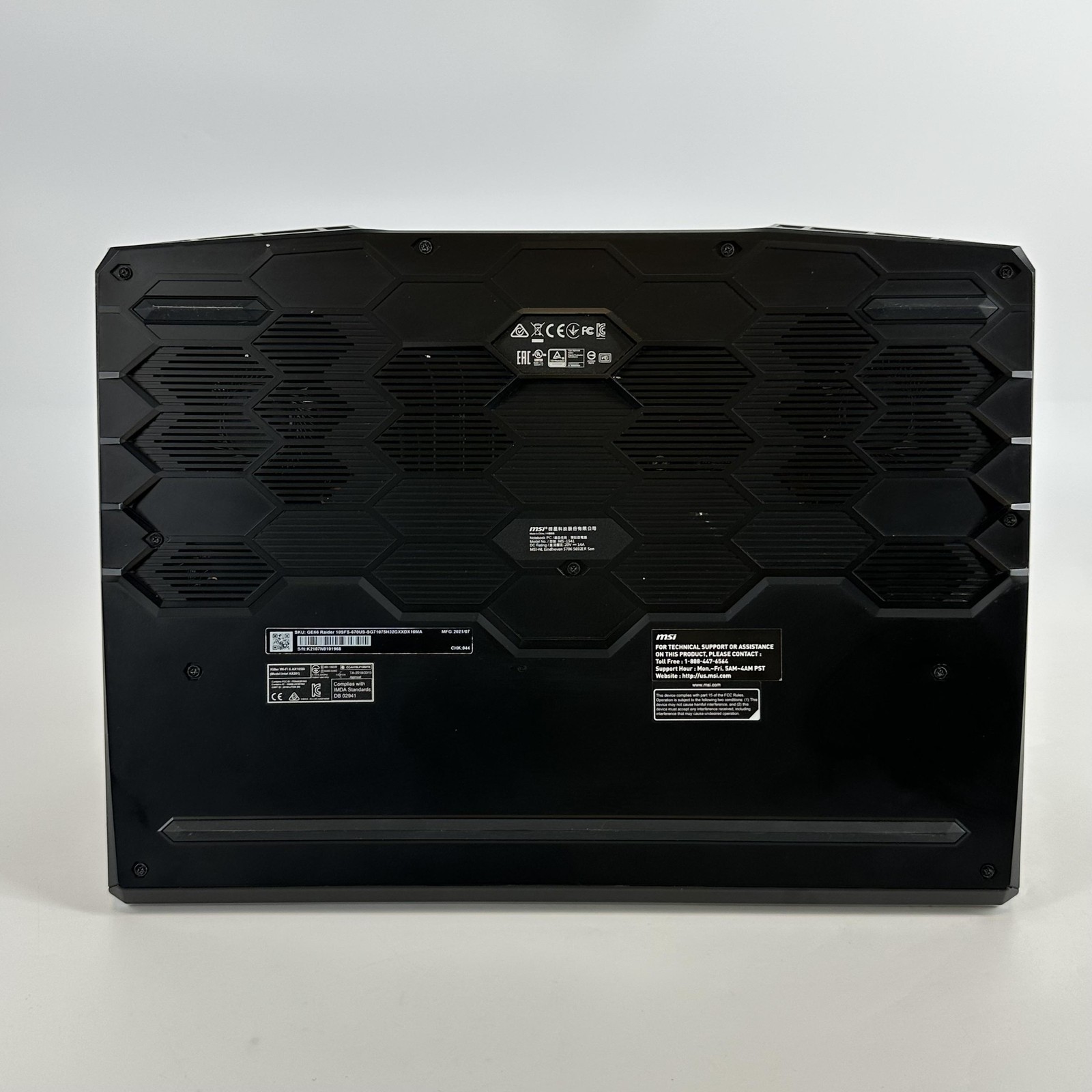 MSI Raider GE66 15 240Hz FHD i7-10750H 2.60GHz 32GB 1TB RTX 2070 Super Blue Hue