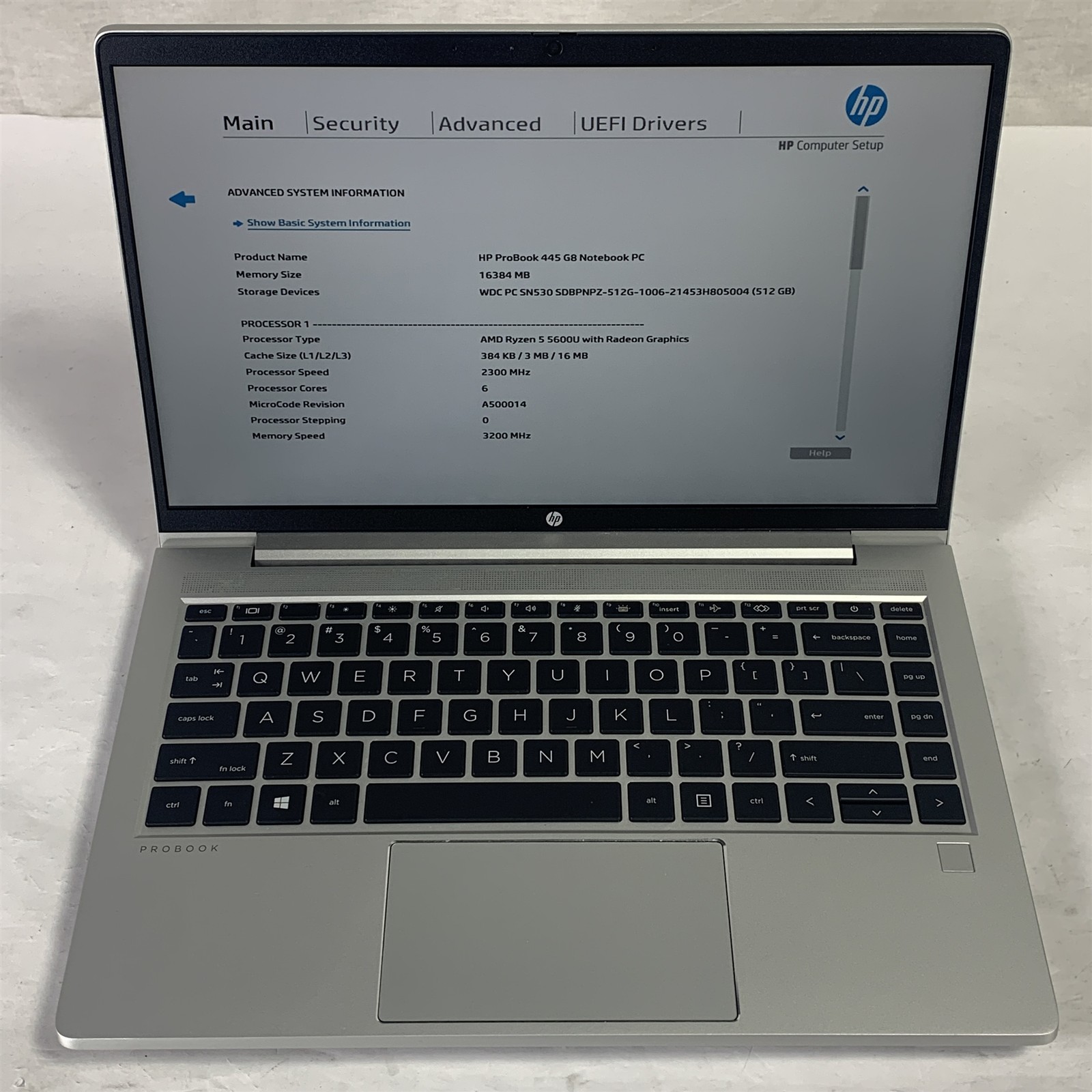 HP ProBook 445 G8 14″ Laptop Ryzen 5 5600U 2.3GHz 16GB 512GB NVMe SSD – Win11