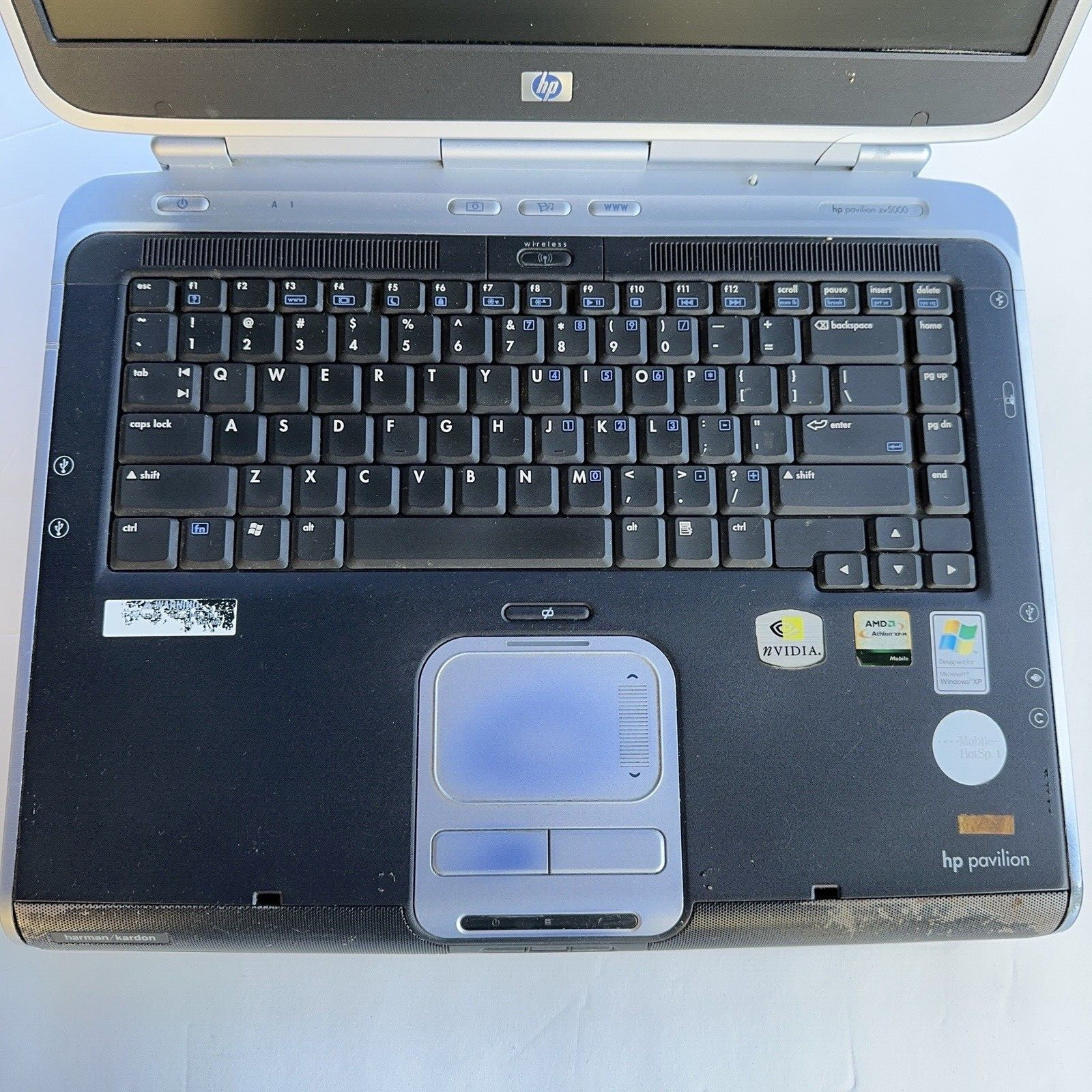 Hp Pavillion Zv5000 ZV5410us 15″ Windows For Parts Laptop No Charger – Untested