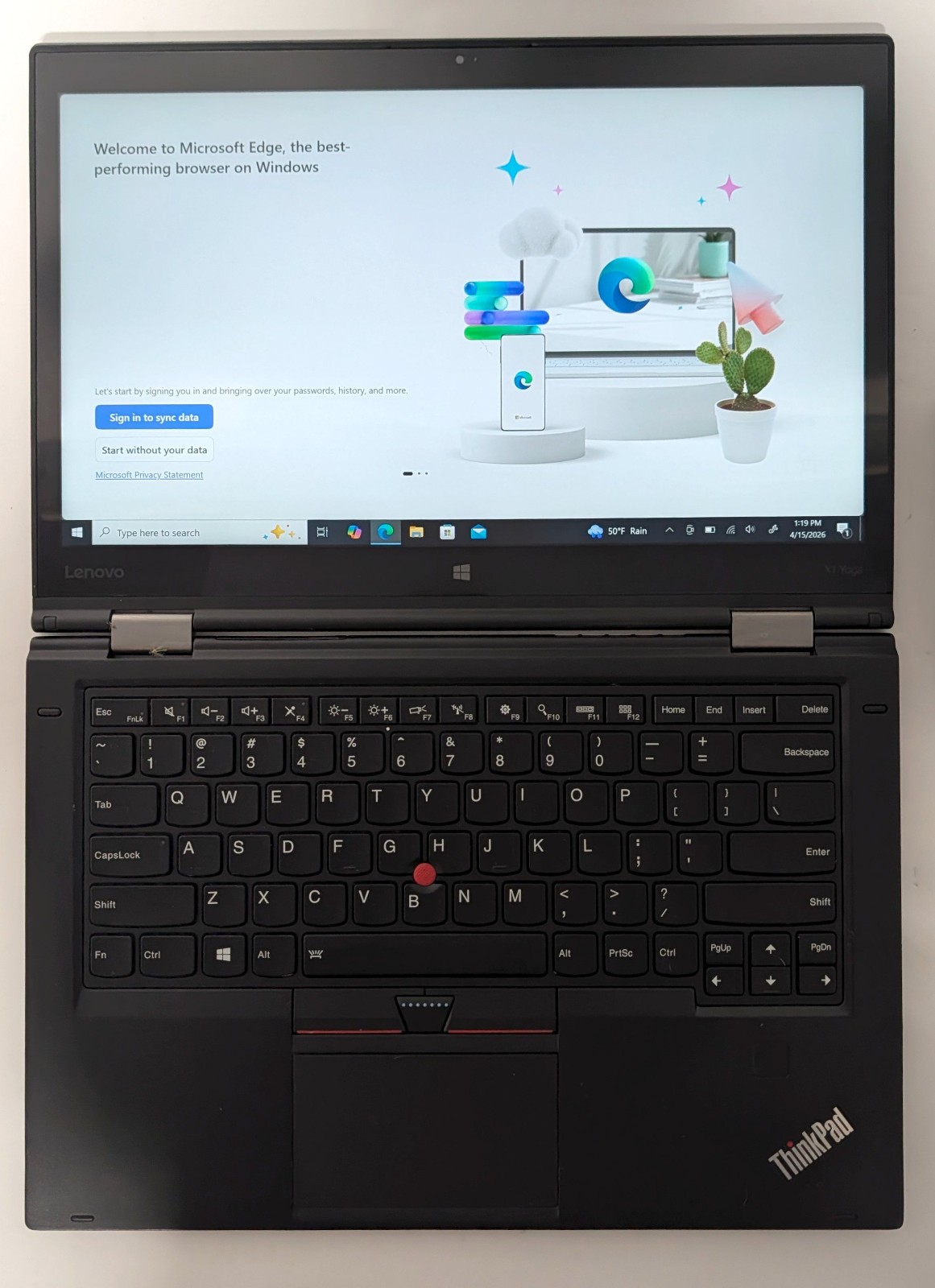 Lenovo 14″ ThinkPad X1 Yoga 2-in-1 Laptop G1 i5-6300U 8GB 256GB SSD New Battery