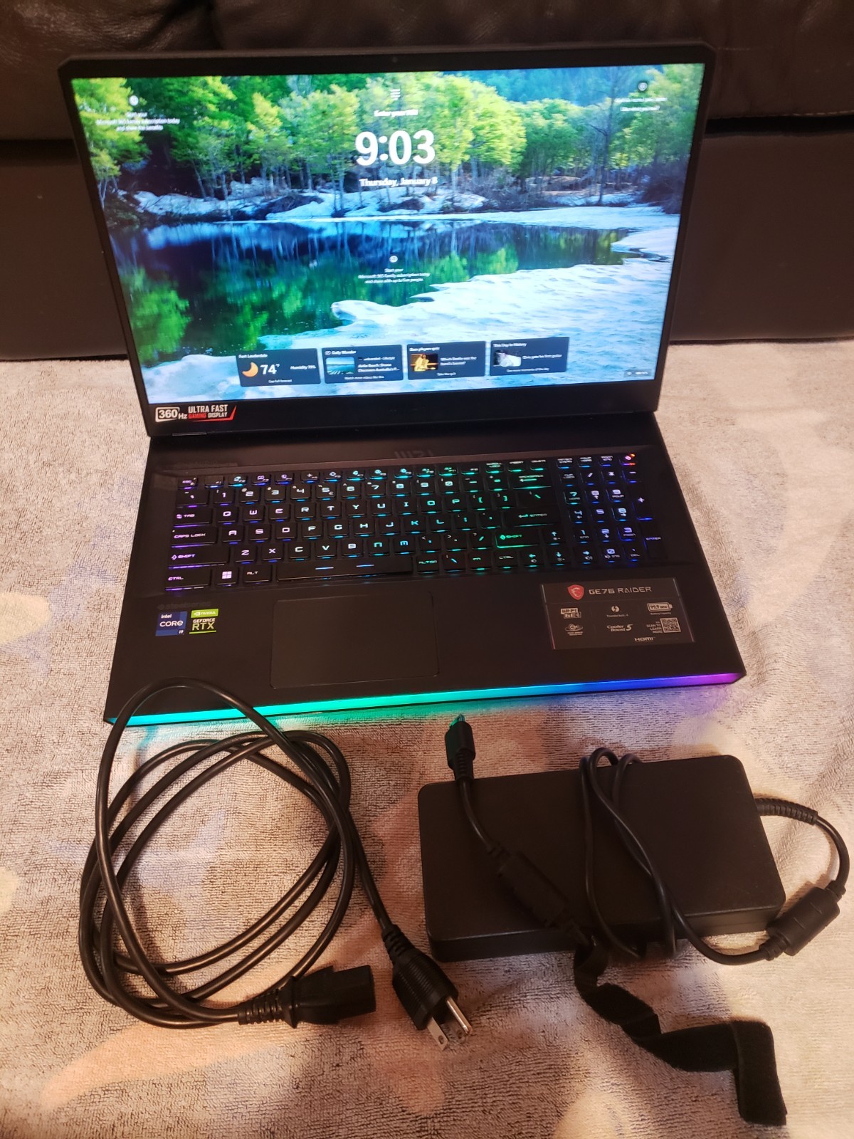 MSI GE76 Raider 17.3″ (1TB SSD, Intel Core i9 11th Gen., 5.00 GHz, 32GB) Gaming