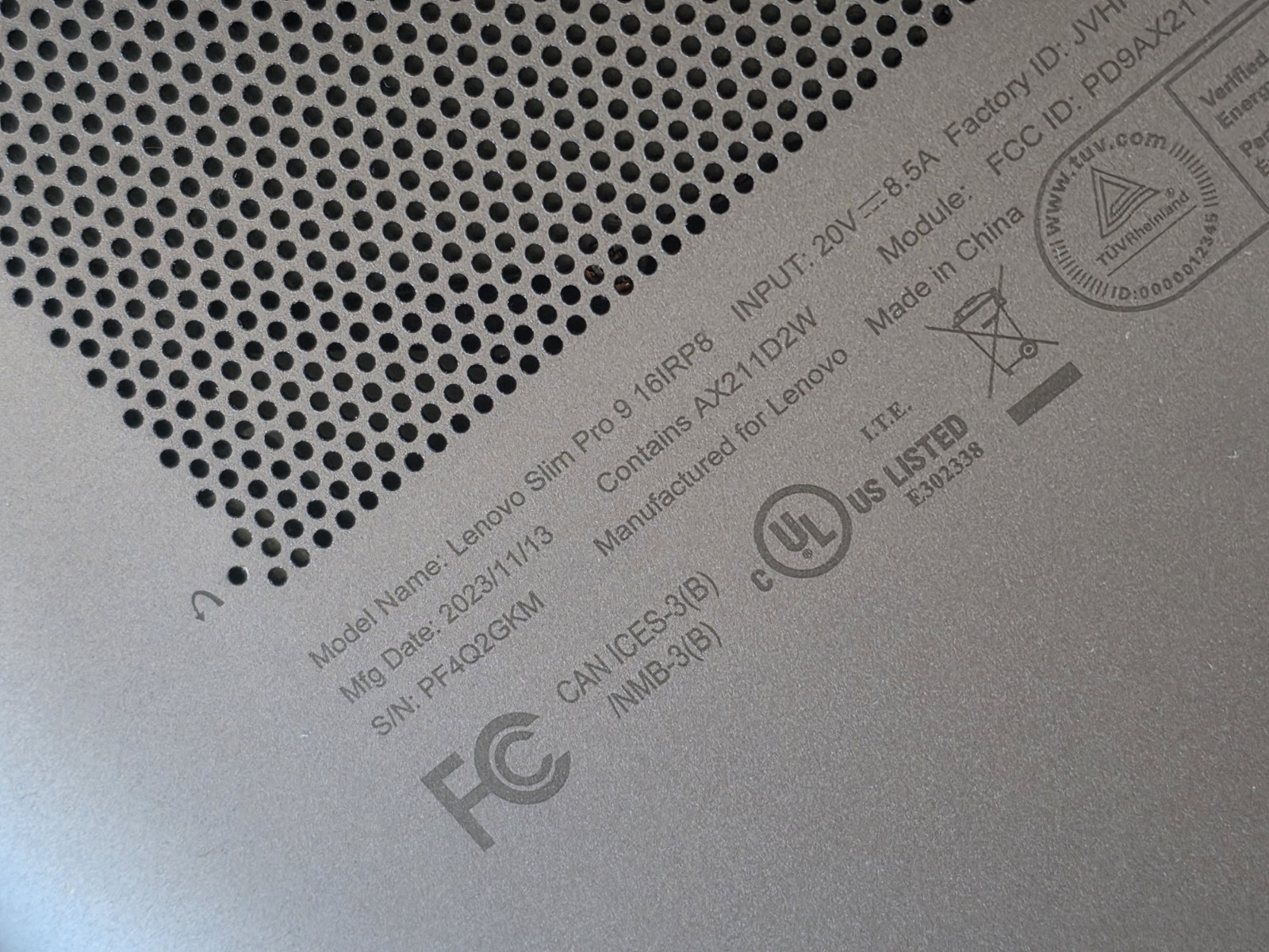 Lenovo Slim Pro 9i 16IRP8 16” Intel Core i9-13905H 2.6GHz 32GB Rtx Post