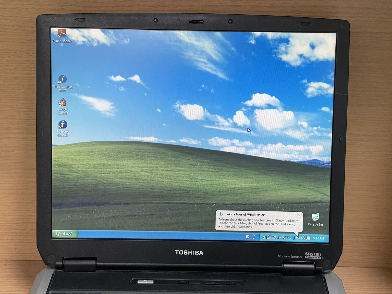 Vintage Toshiba satellite A45-S150 laptop **IT DOES NOT INCLUDE A CHARGER**