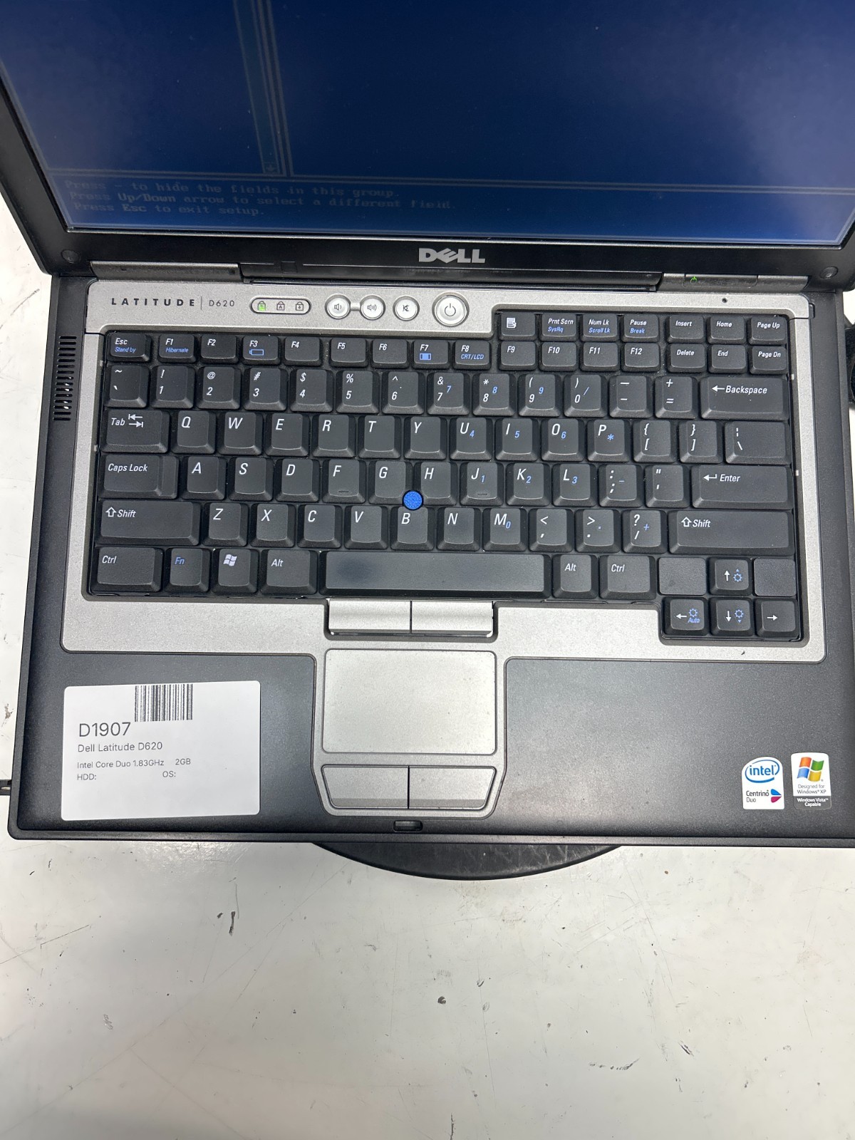 Dell Latitude D620 Intel Core Duo 1.83GHz 2GB 500 GB WINDOWS XP