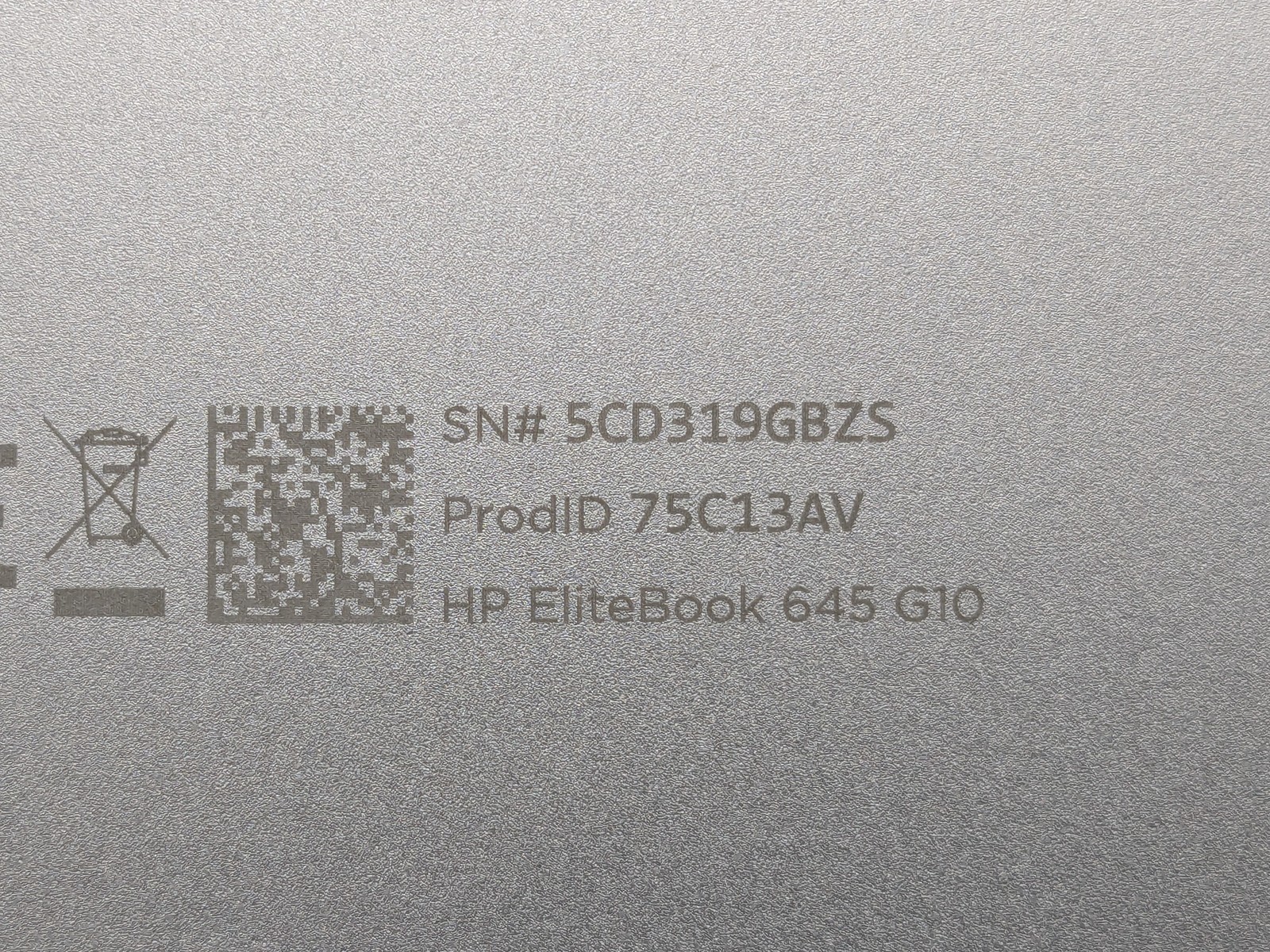 HP EliteBook 645 14 inch G10 14″ FHD Touch RYZEN 5 7530U 256GB SSD 16GB W11P