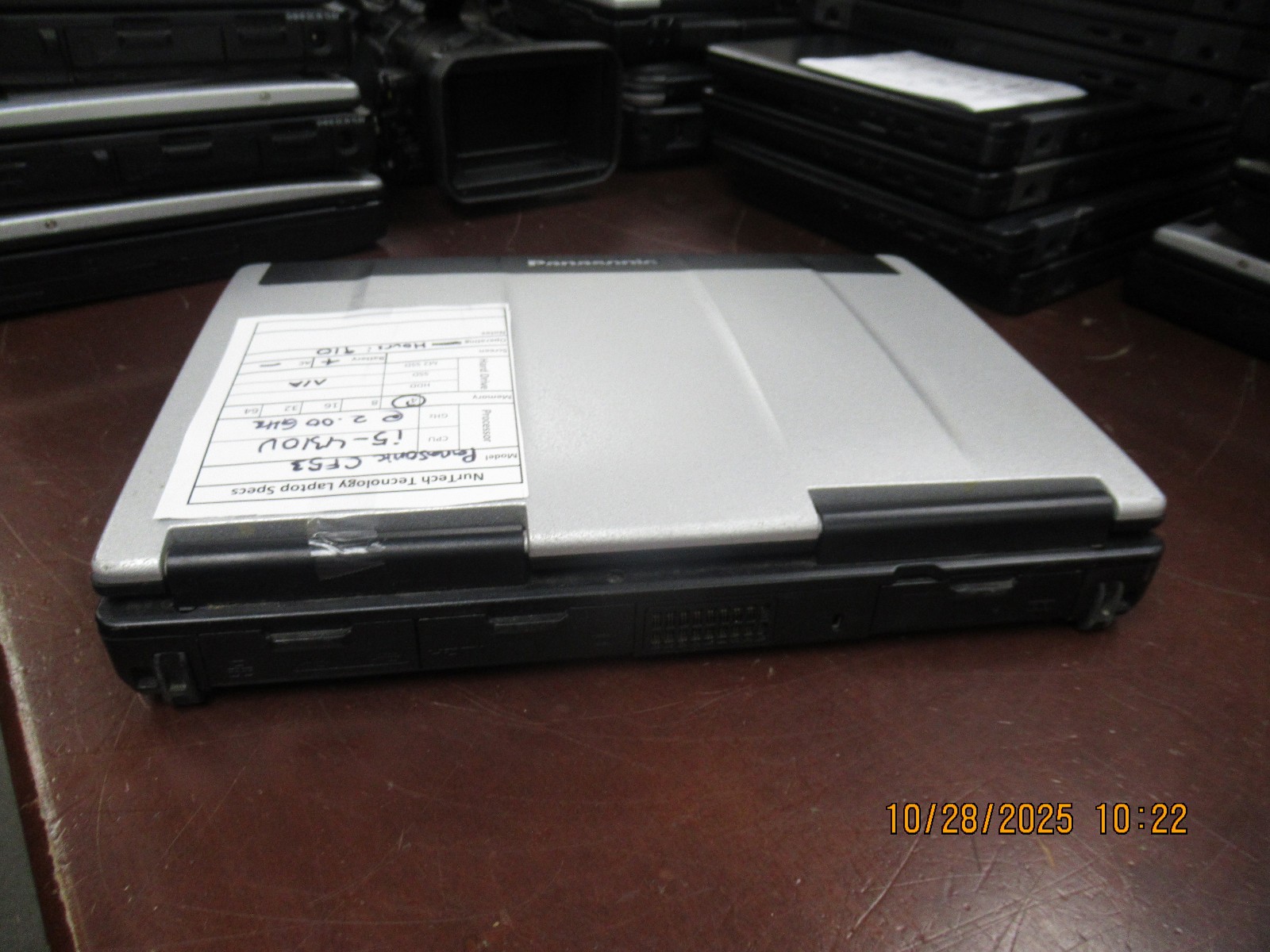 Panasonic Toughbook CF-53 i5 4310U 2.00GHz 4GB Laptop [NO HDD/AC/OS] Hours: 910