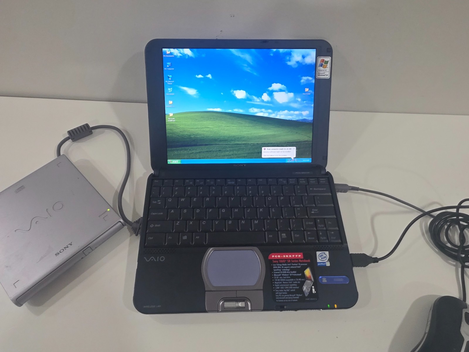 Sony Vaio PCG-SRX77P Notebook Computer Legacy Vintage Laptop Netbook Accessories