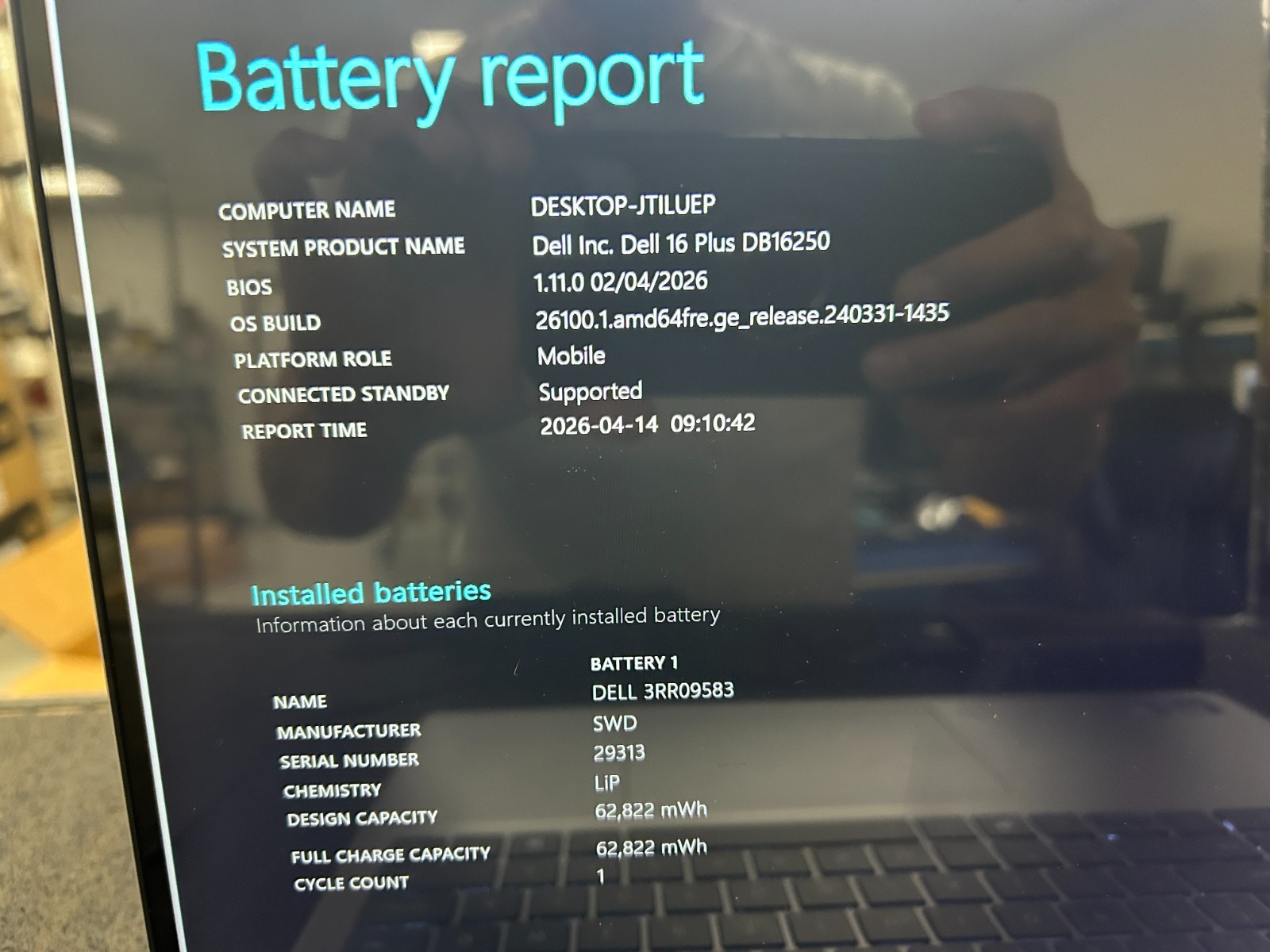 DELL 16 DB16250 VPVXG, Intel Core Ultra 9 288V, 3.30 GHz, 32 GB RAM, 1 TB NVMe