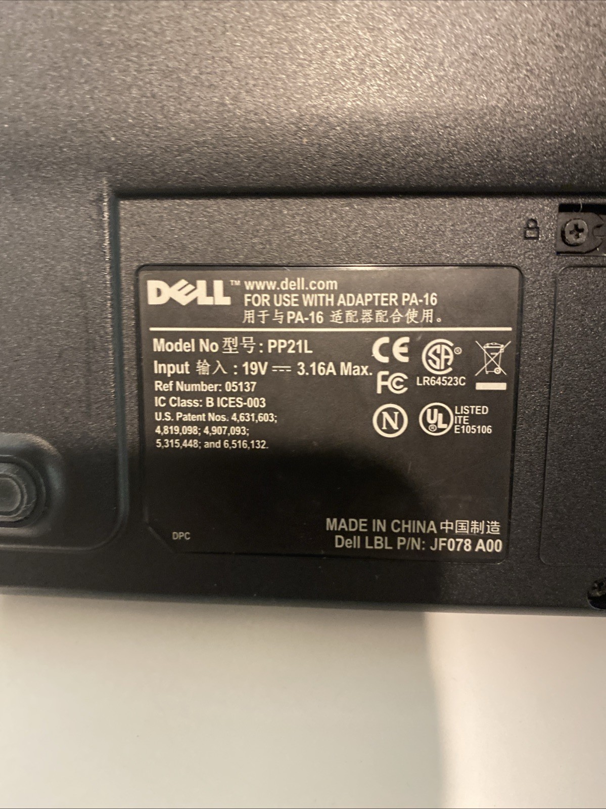 Dell Inspiron B120 XP Home OS 1.5 GHz 40 Gb Hdd 2gb Ram Cd/dvd Charger/battery