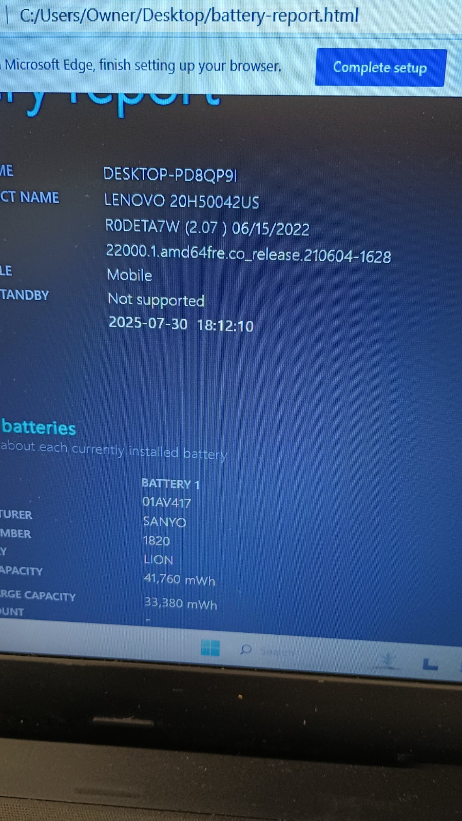 7301 ThinkPad E570 w/charger.i3-7100.Optical.8GB.500GB HDD.15.6″ .W11 Pro.Nice!!