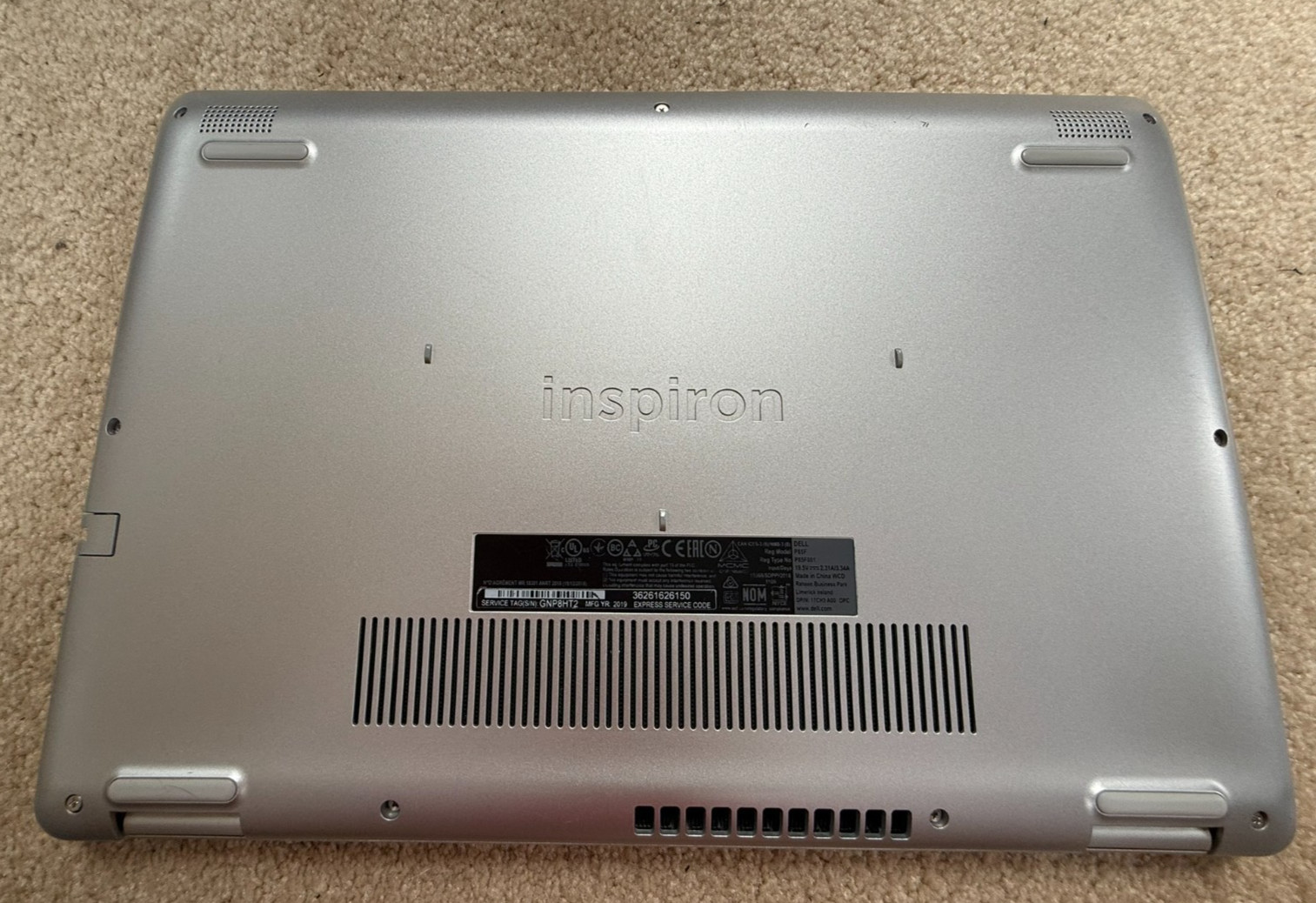Dell Inspiron 5584 15.6″ Touchscreen Laptop Intel i3-8145U 8GB ram PARTS ONLY