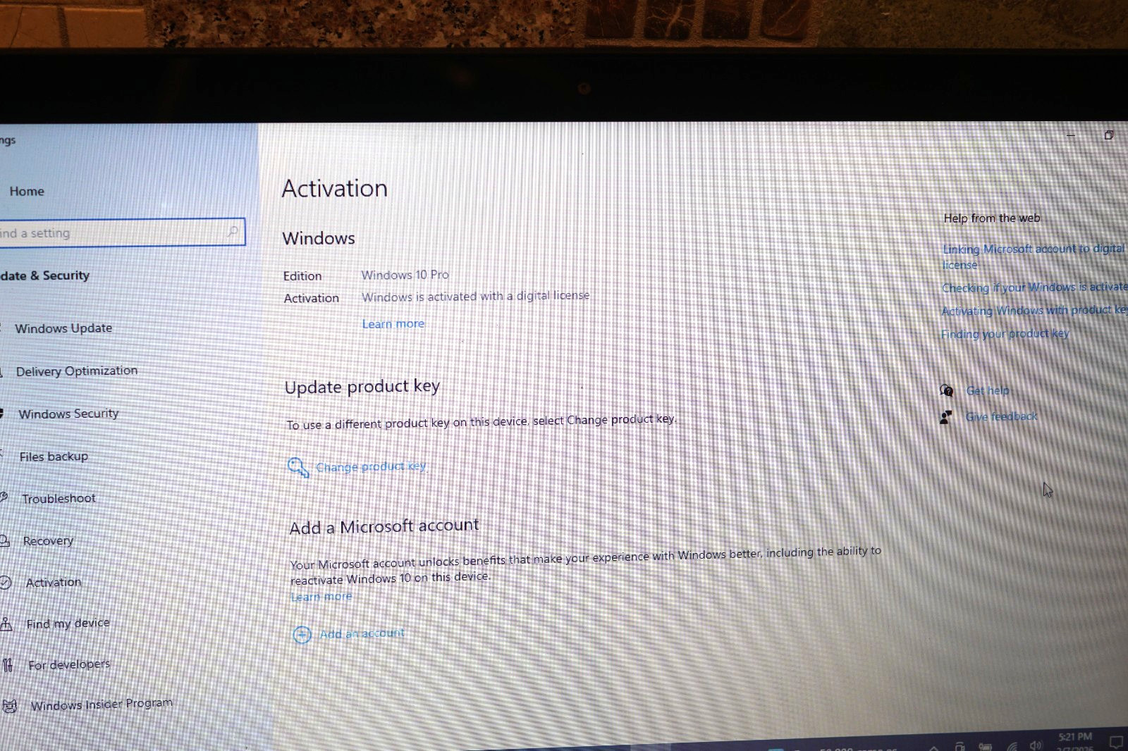 22H2 Version Active WIN10PRO Touch Toshiba Satellite C55t-A@1.40GHz,6GB RAM