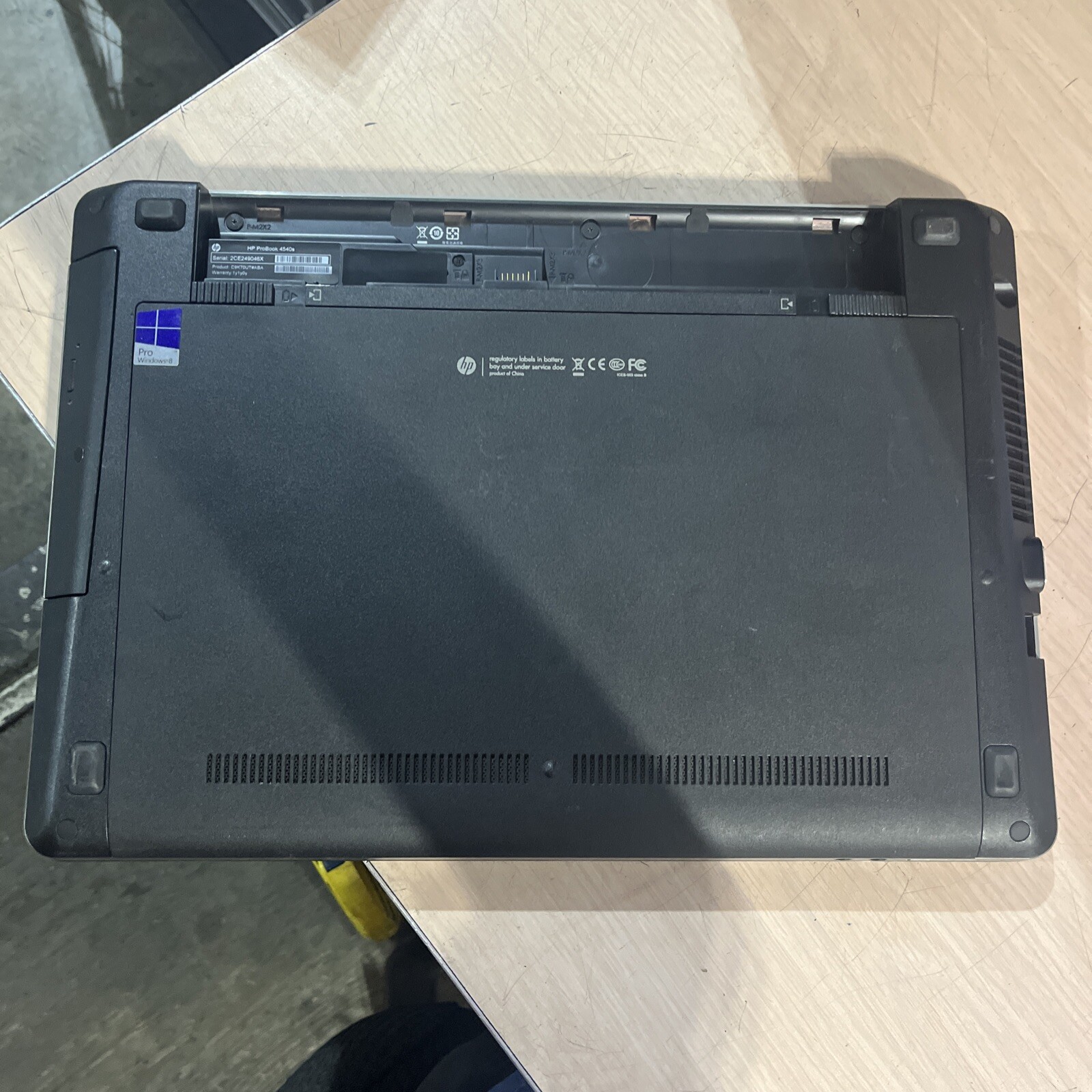 HP PROBOOK 4540S INTEL CORE I3-3110M 2.40GHZ 4GB RAM NO HD /