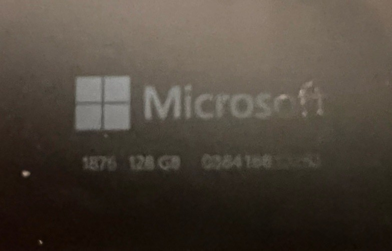 Microsoft Surface Pro X (Model 1876) w/ Finie Keyboard & Charging Block 128 G