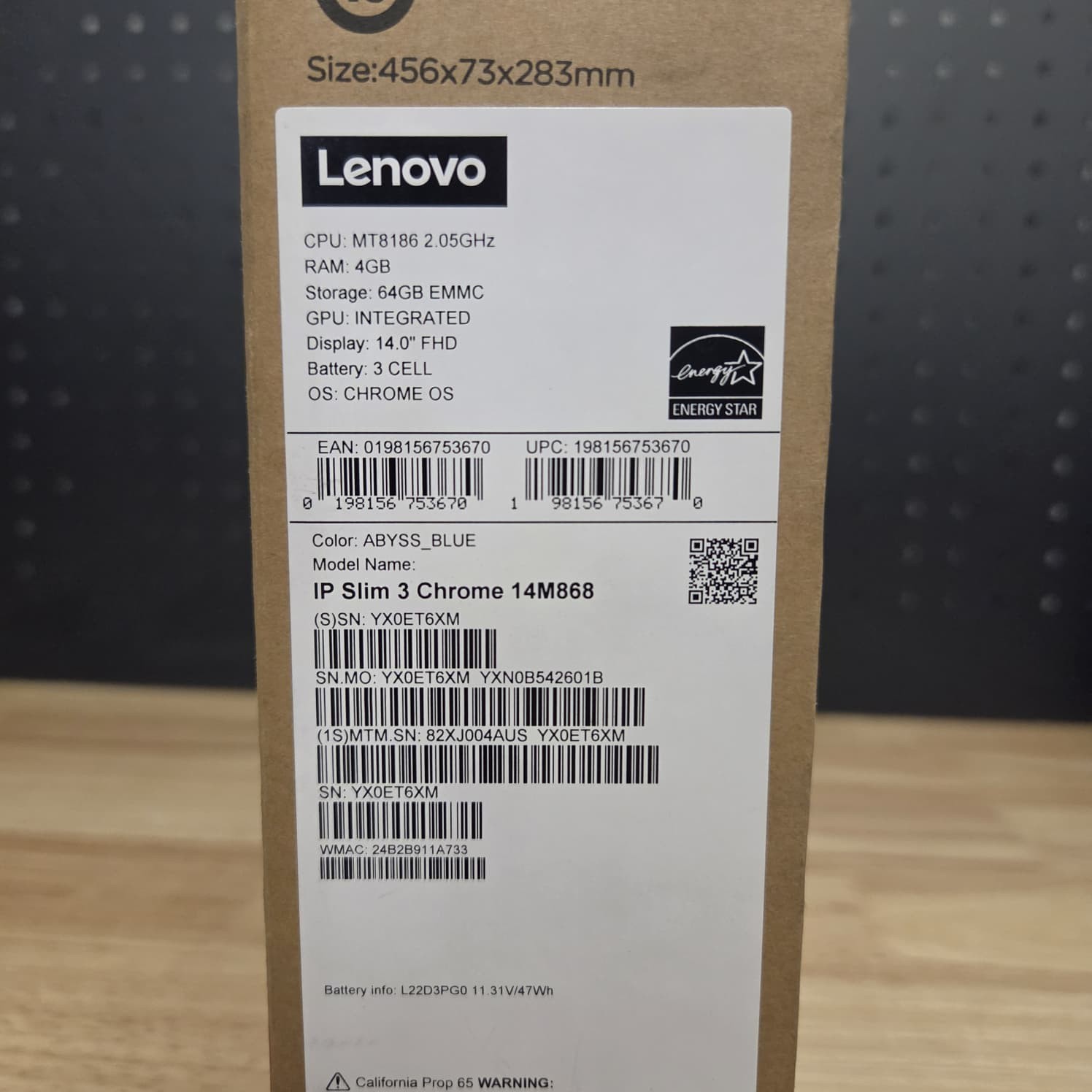Lenovo IP Slim 3 Chrome 14M868