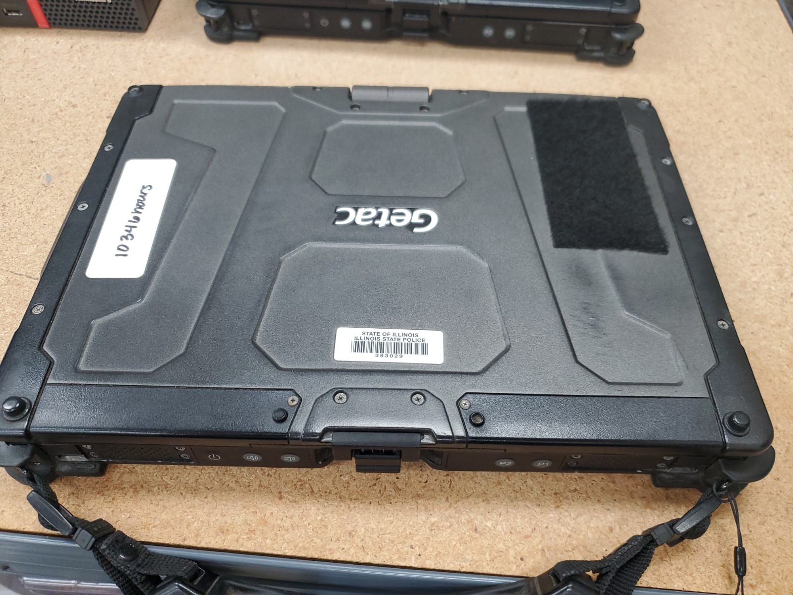 GETAC V110 Laptop Tablet Touch Screen i5-4300U 1.90GHz 8gB No HDD 10346hrs