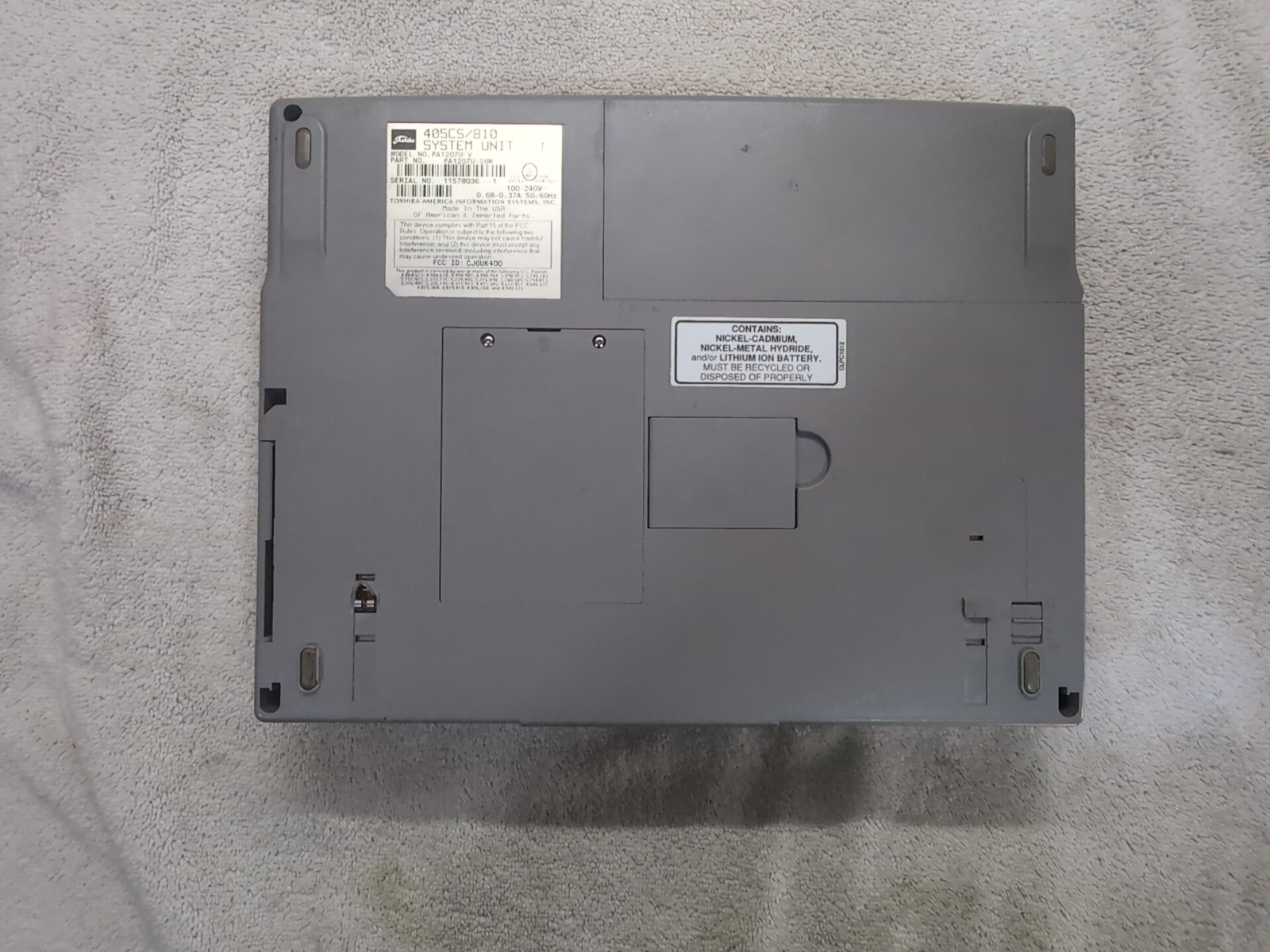TESTED Toshiba Satellite Pro 405 CS Notebook Laptop Computer FOR PARTS