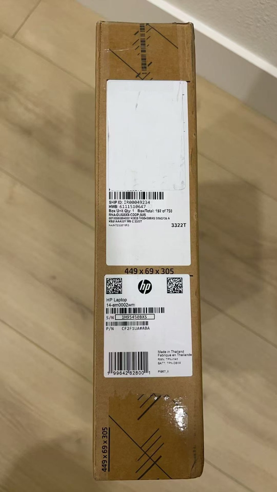 HP 14″ HD Laptop AMD Athlon 7120U 4GB RAM LPDDR5 128GB SSD New 14-em0002wm Blue