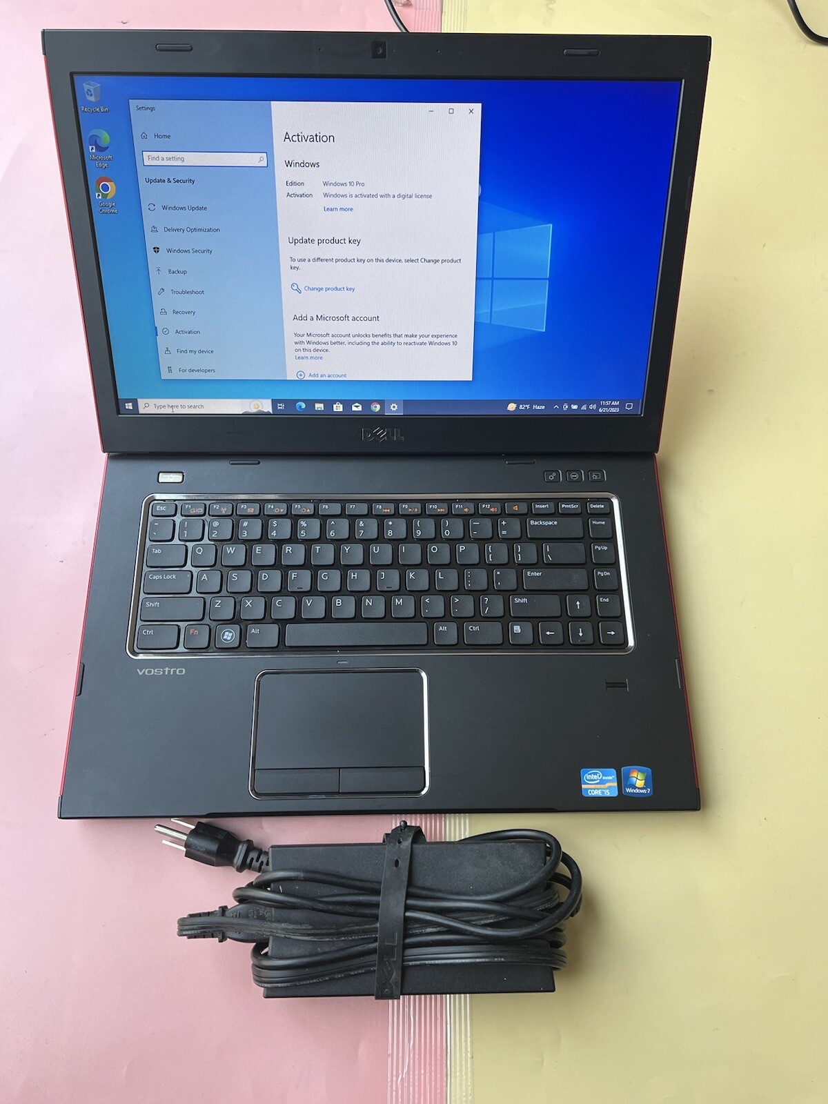 Dell Vostro 3550 Intel Core I5-2410M 2.66GHz 6GB RAM 500GB HDM WEBCAM BLUETOOTH