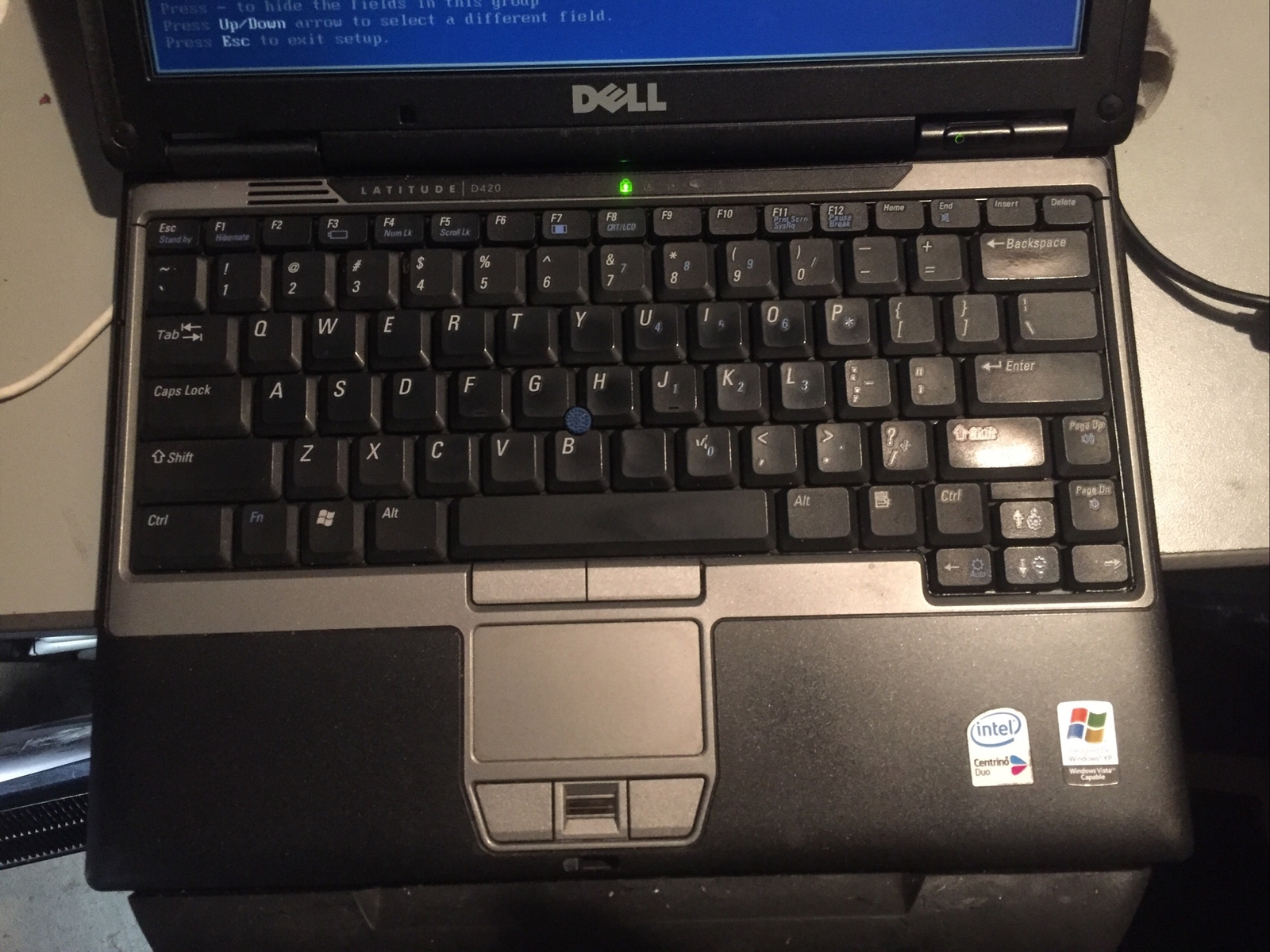 Dell Latitude D420 Intel Core Duo 1.20GHz 2.50GB RAM Battery NO Hard Drive