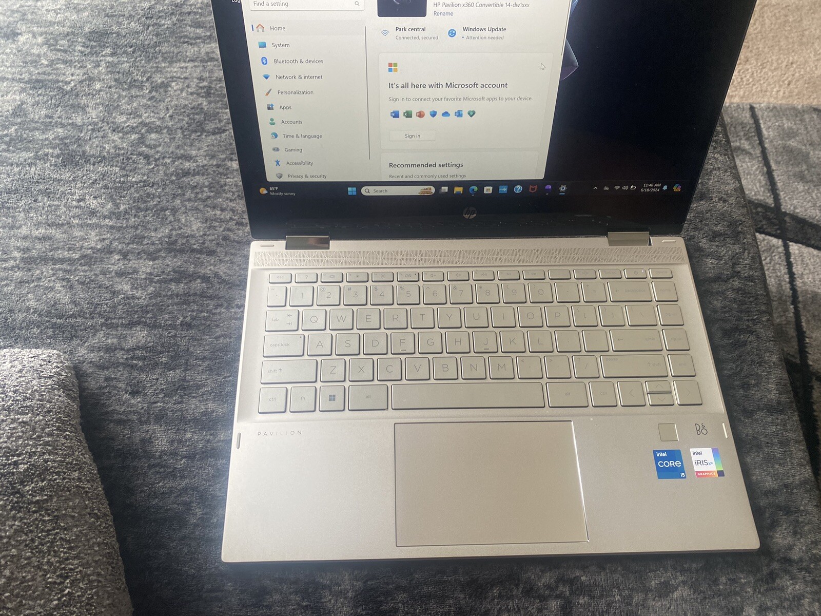HP Pavilion Plus 14-eh0015st 14″ (256GB SSD, Intel Core i5-1240P, 4.4GHz, 8GB…