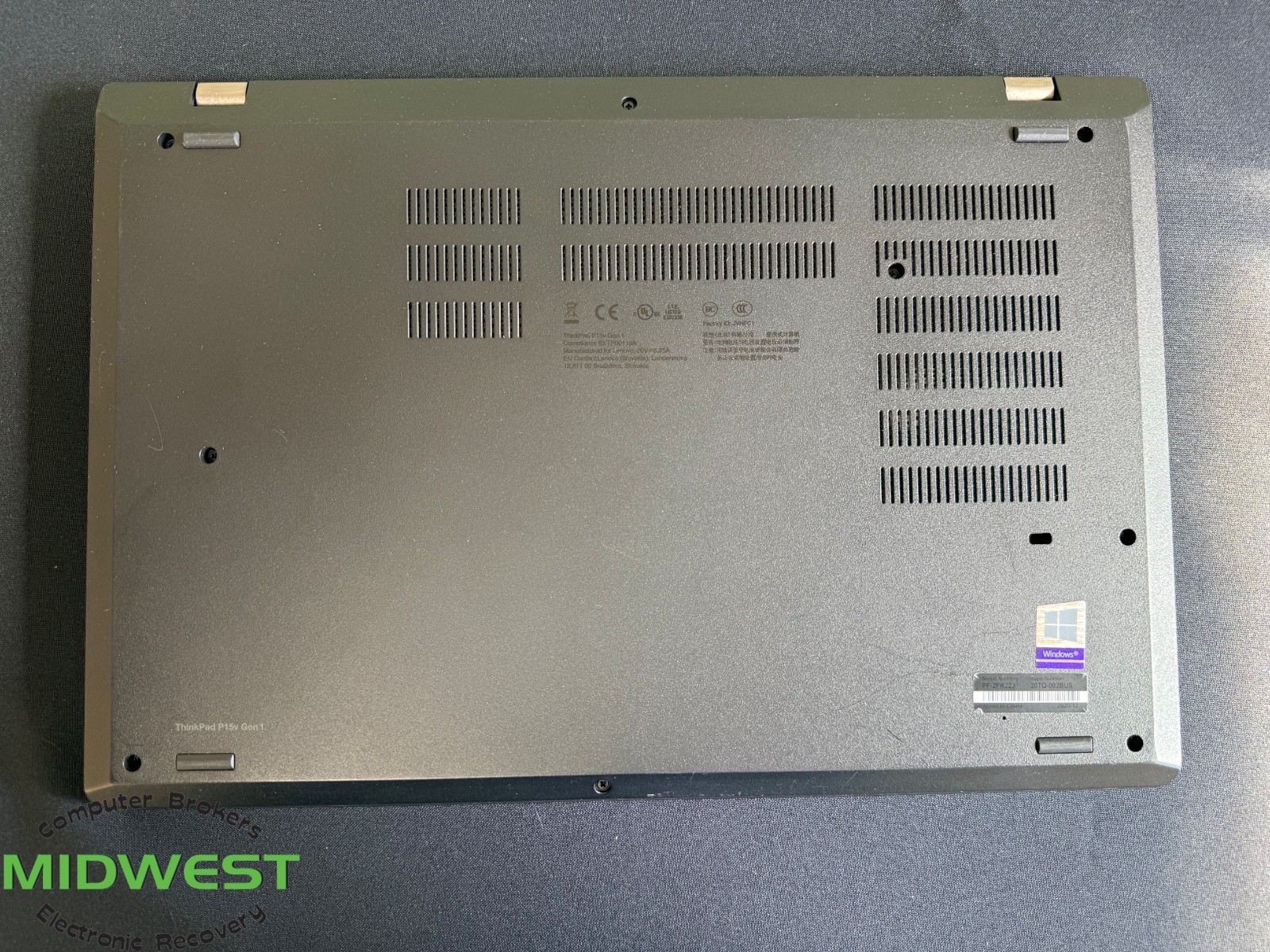 Lenovo ThinkPad P15v i7-10750H 2.6GHz 16GB 512GB SSD (For Parts – See Desc.)