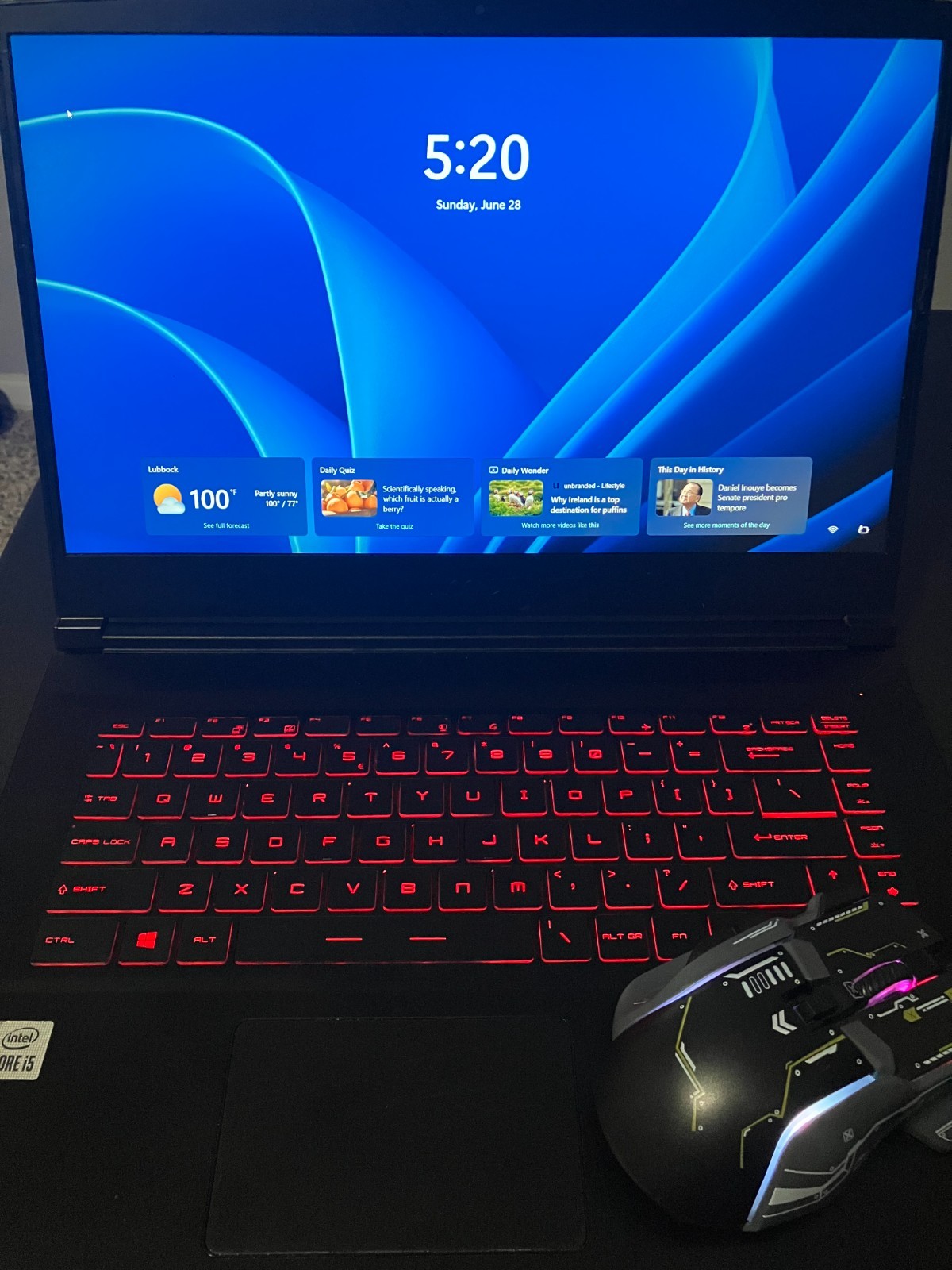 MSI GF63 Thin 10SCXR-222US 15.6″ 8GB 256GB SSD Core i5-10500H 2.5GHz Win10H, 