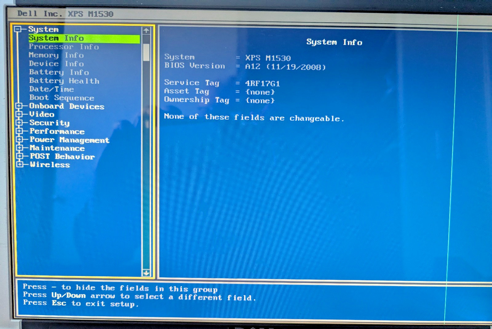 DELL XPS M1530 Laptop Intel(R) Core 2 Duo CPU, 4GB, SSD, Working