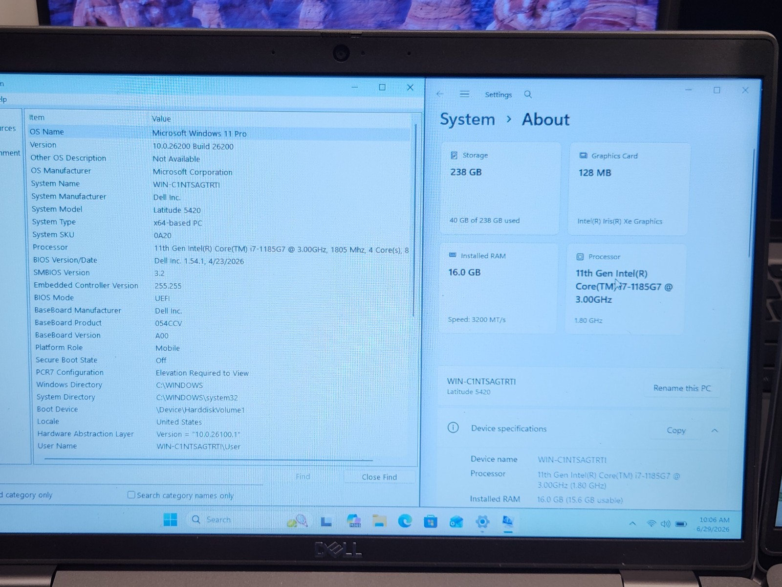 Lot of 4 Dell Latitude 5420 14″ Laptop i7-1185G7 3Ghz 16GB RAM 256GB SSD W11P