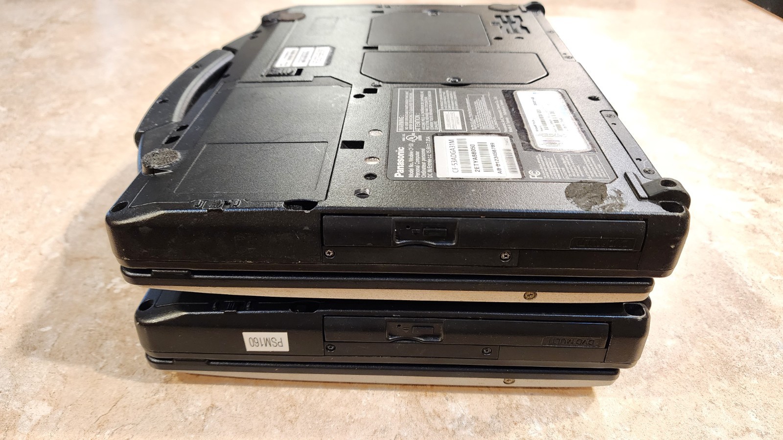 2x Lot Panasonic Toughbook CF-53 Rugged 14″ i5-2520M 16GB RAM Has HDD Caddy