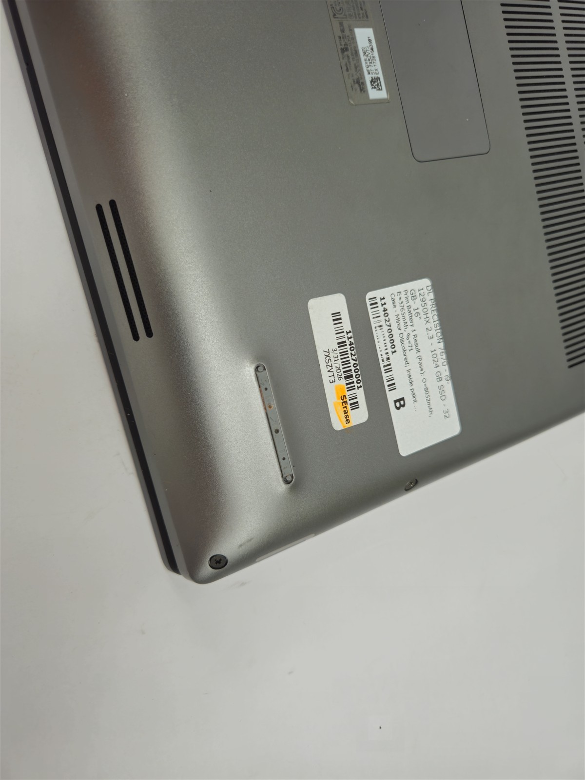 16″ Dell Precision 7670 Laptop Core i9-12950HX 32GB RAM 1TB SSD Wi-Fi