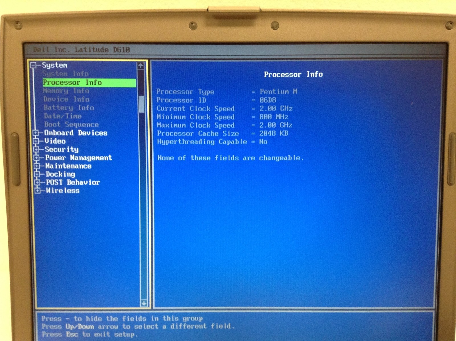 Dell Latitude D610 Laptop 14″ SXGA Pentium M 2.0GHz 1GB WORKING FREE SHIPPING