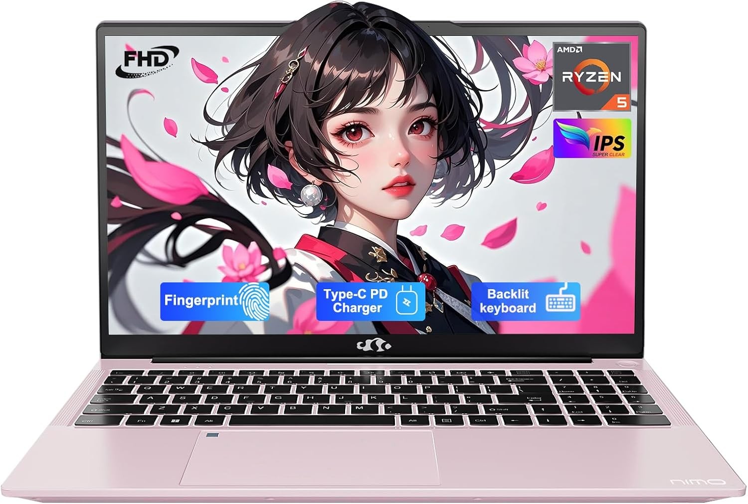 NIMO 15.6” IPS FHD Student Laptop AMD Ryzen 5 8GB/16GB RAM 256GB/512GB/1TB SSD