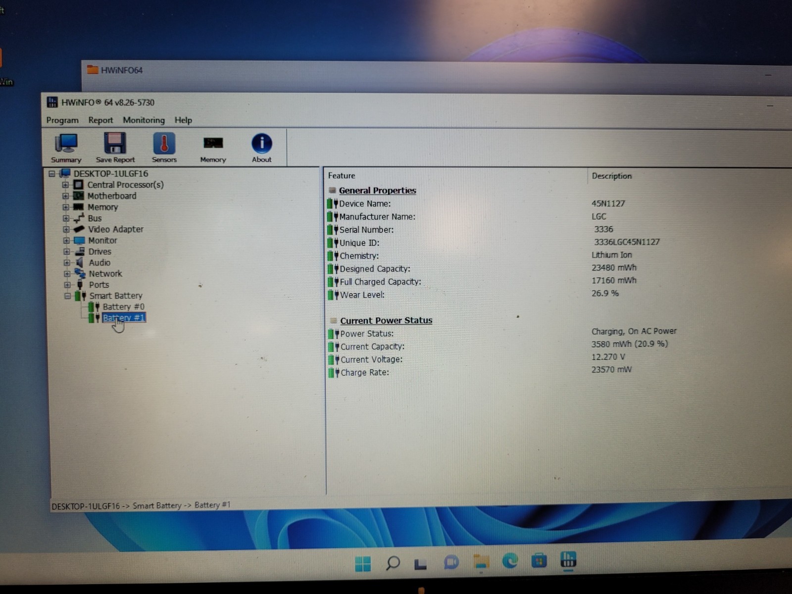 Lenovo ThinkPad T450s 14″ i5-5300u 2.3ghz 8gb ram 128gb ssd w11p USED PCOA83QD