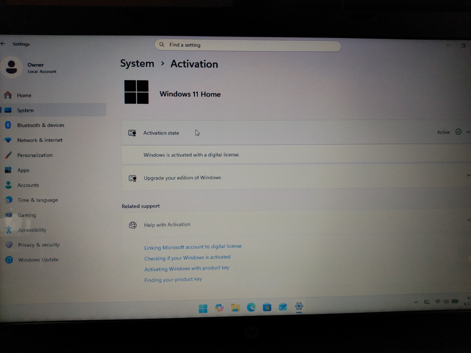 Hp 15-BA009dx laptop windows 11