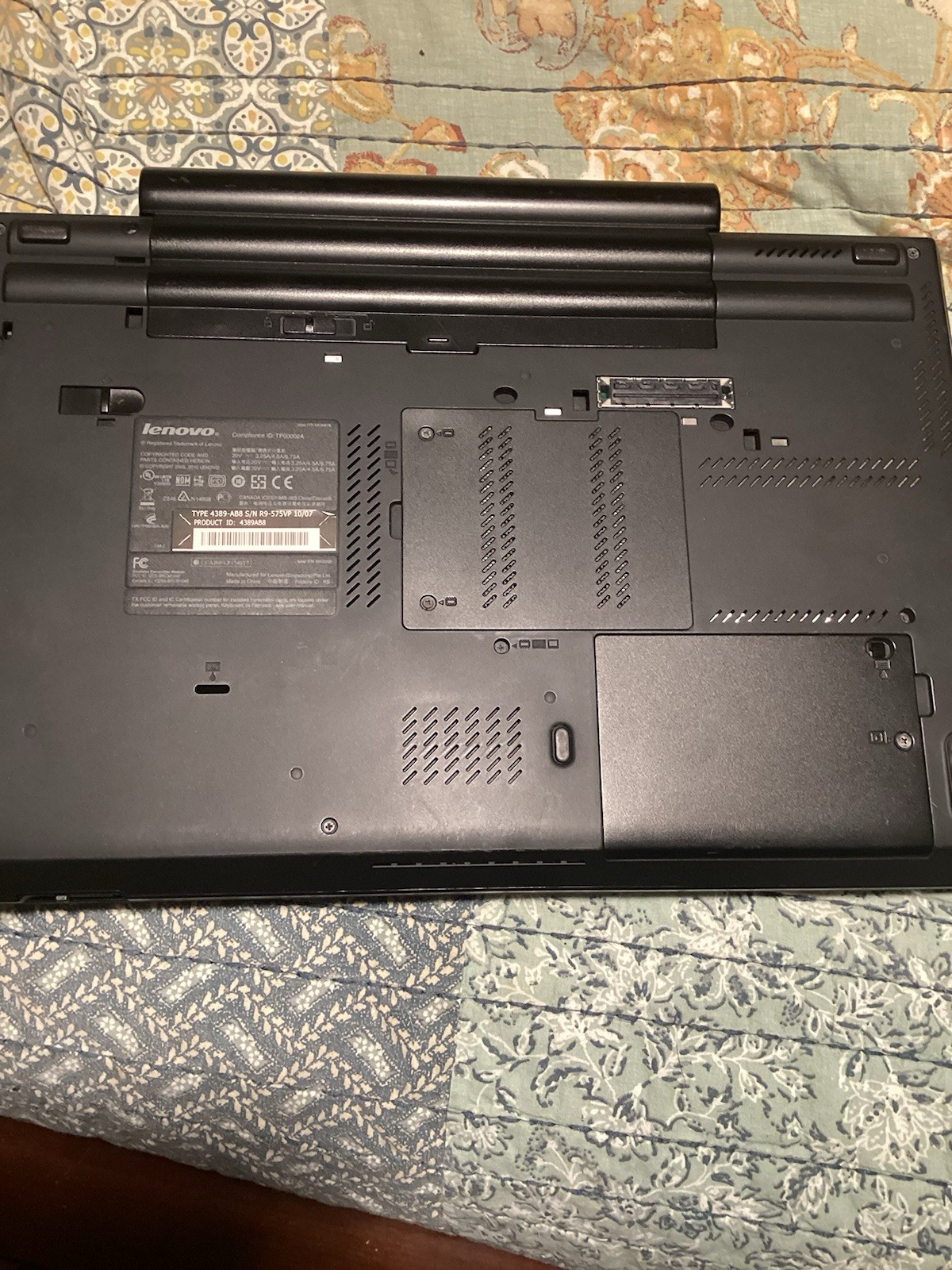 Lenovo ThinkPad W510 15.6″ i7 1.60GHz 6GB 1TB HDD Win10 Webcam Black