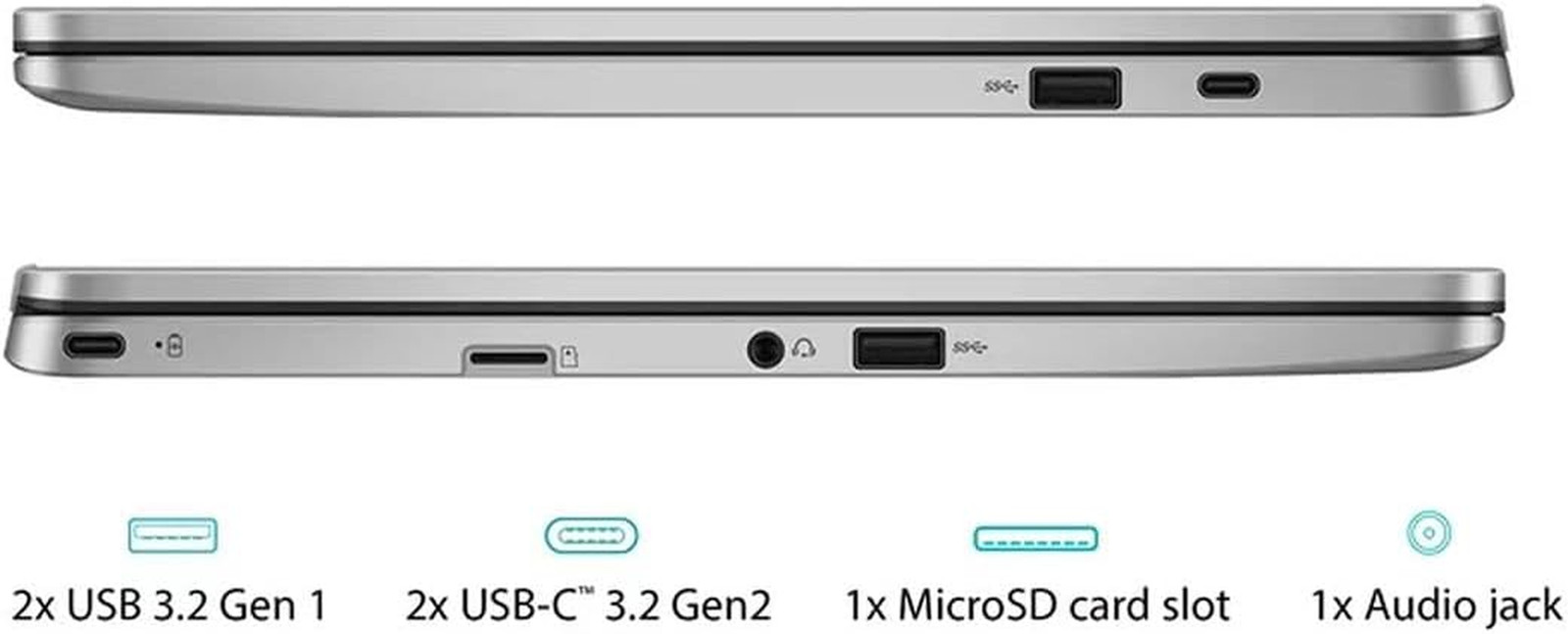 Chromebook/Silver/14.0 FHD Non-Touch/N4020/4Gb/Intel Uma/64Gb/Chrome