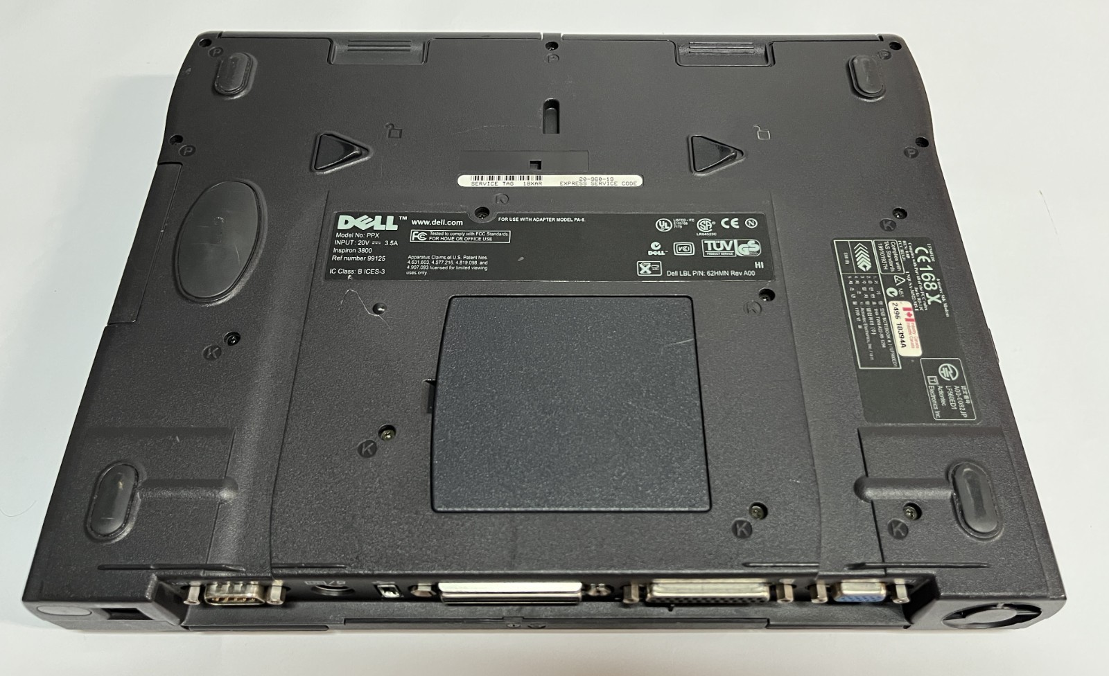 Dell Inspiron 3800 Pentium III 500Mhz 256MB Ram, 6GB HDD ATi Mobility Windows 98