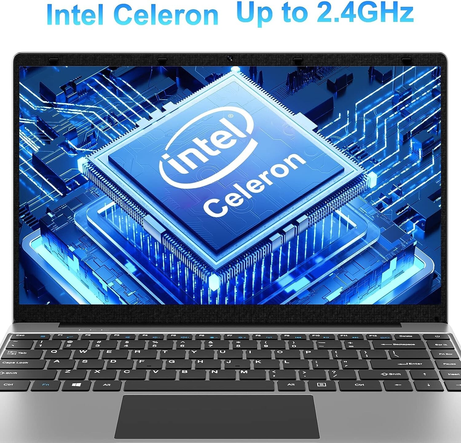Jumper Windows 11 Laptop, 14” FHD IPS Display, 256GB SSD 12GB RAM Intel N4100