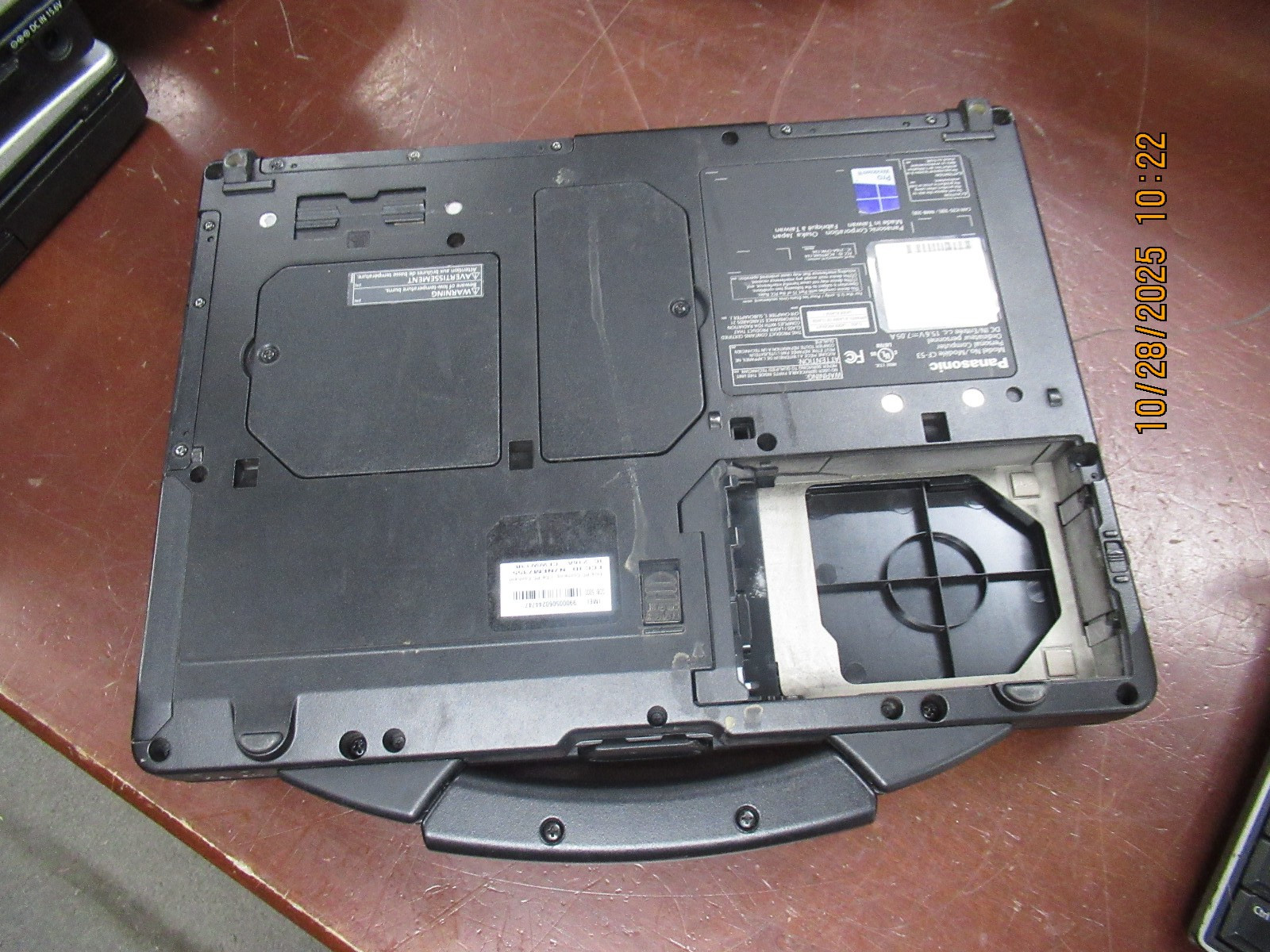 Panasonic Toughbook CF-53 i5 4310U 2.00GHz 4GB Laptop [NO HDD/AC/OS] Hours: 910