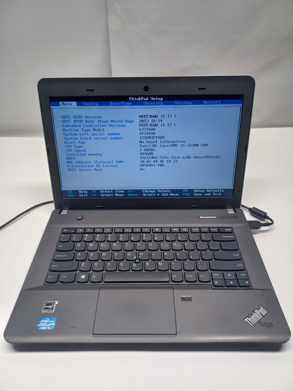 Lenovo ThinkPad Edge E431 Laptop i5-3230 4GB No HD