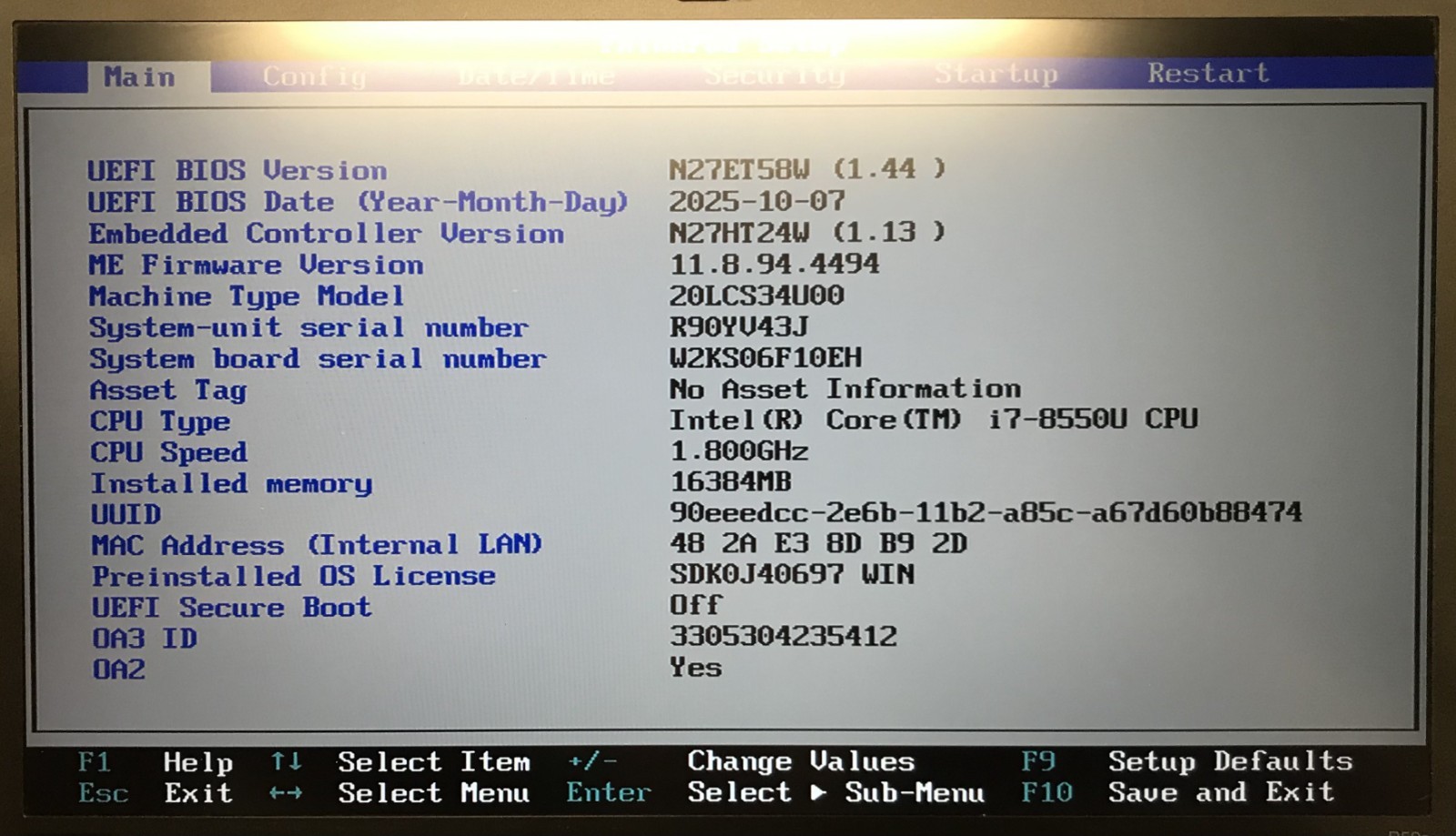 Lenovo ThinkPad P52s 15.6″ Laptop i7-8550U 16GB RAM 1TB NVMe + 128GB NVMe