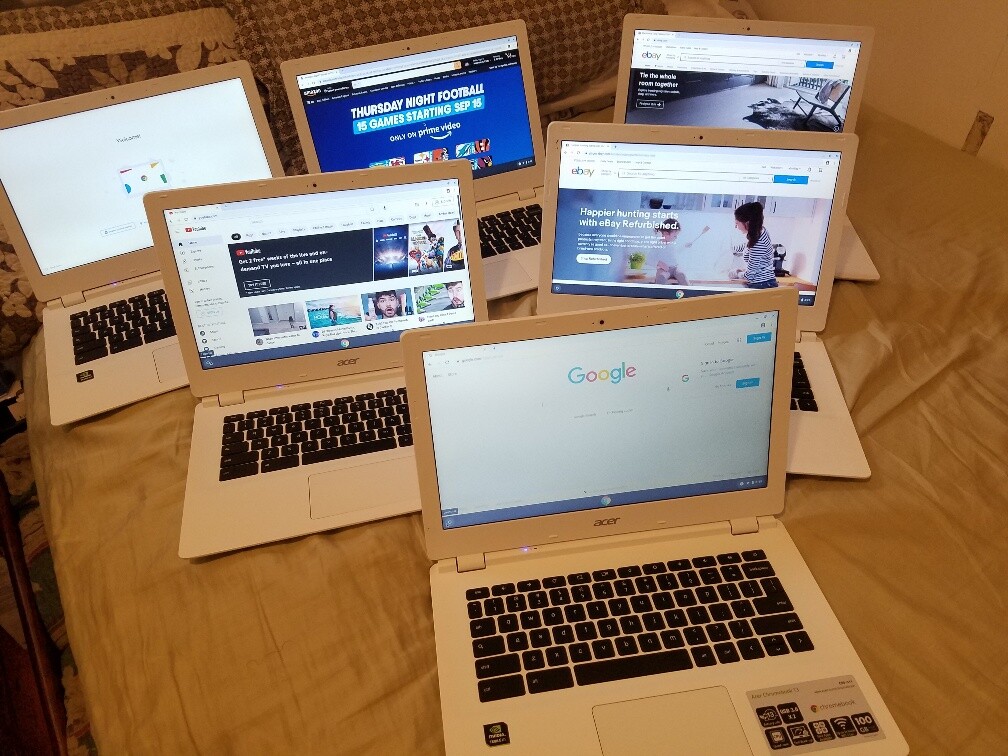 White Acer Chromebook 13.3 CB5-311-T9Y2 K1 A15 2.1GHz 16GB SSD 4GB RAM