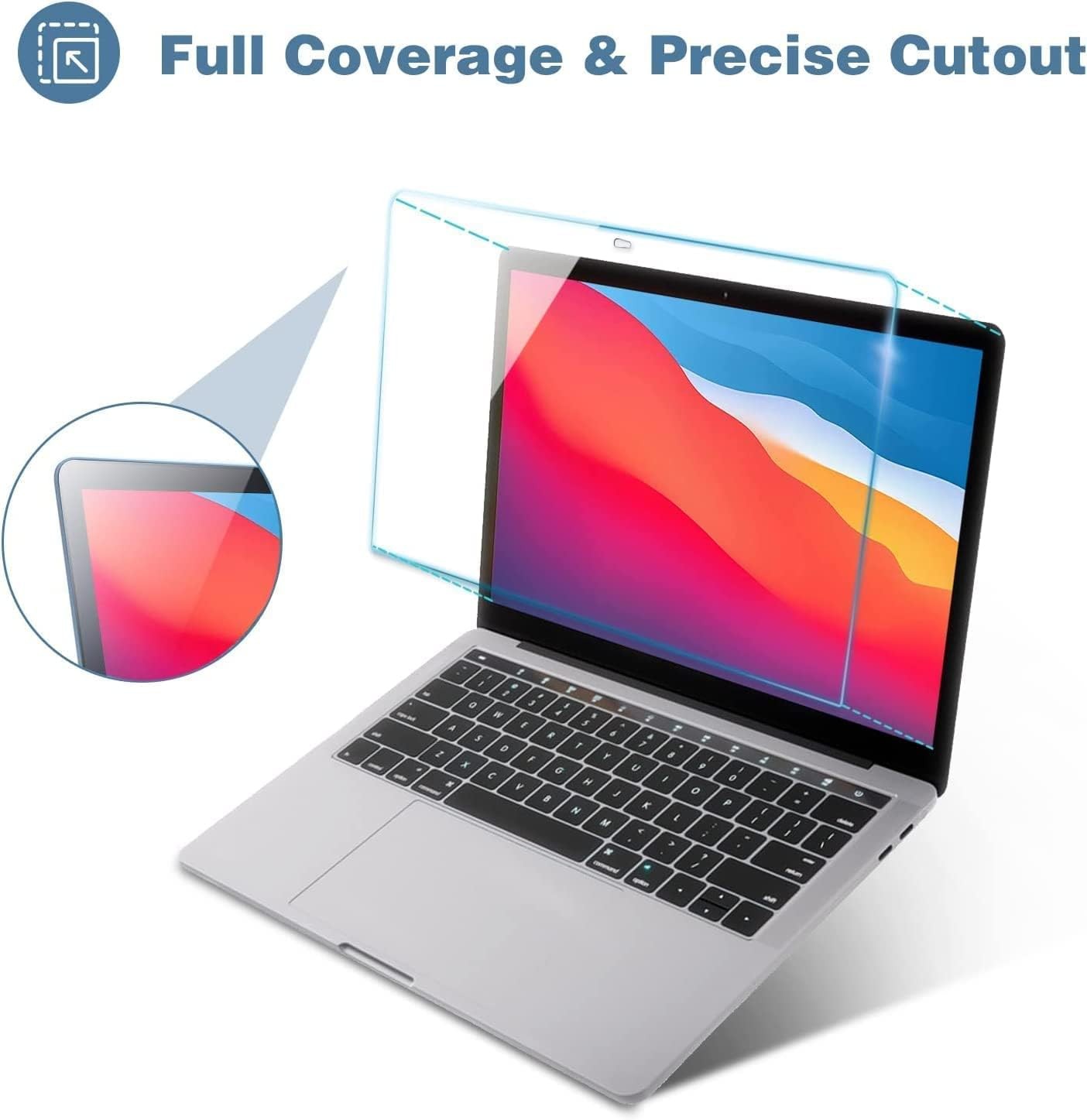 Ultra Thin Anti-Scratch Screen Protector for MacBook Pro 13.3 Inch 2020 – 2 Pack